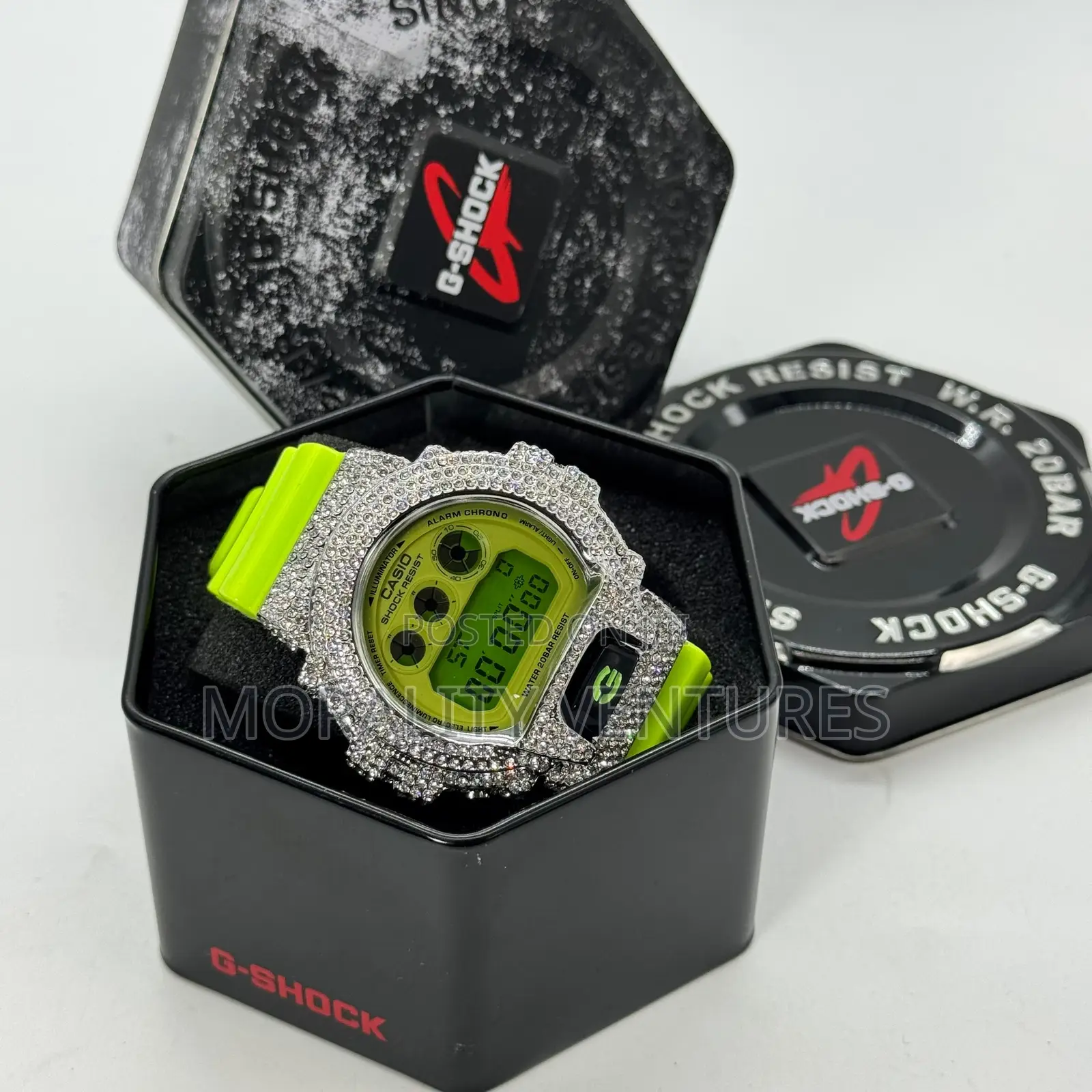 Custom-Iced G-Shock Dw-6900
