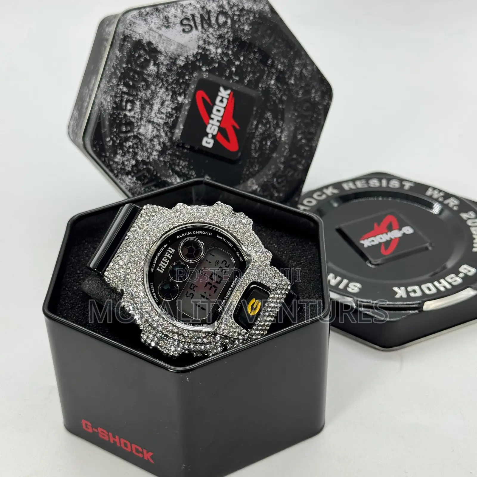 Custom-Iced G-Shock Dw-6900
