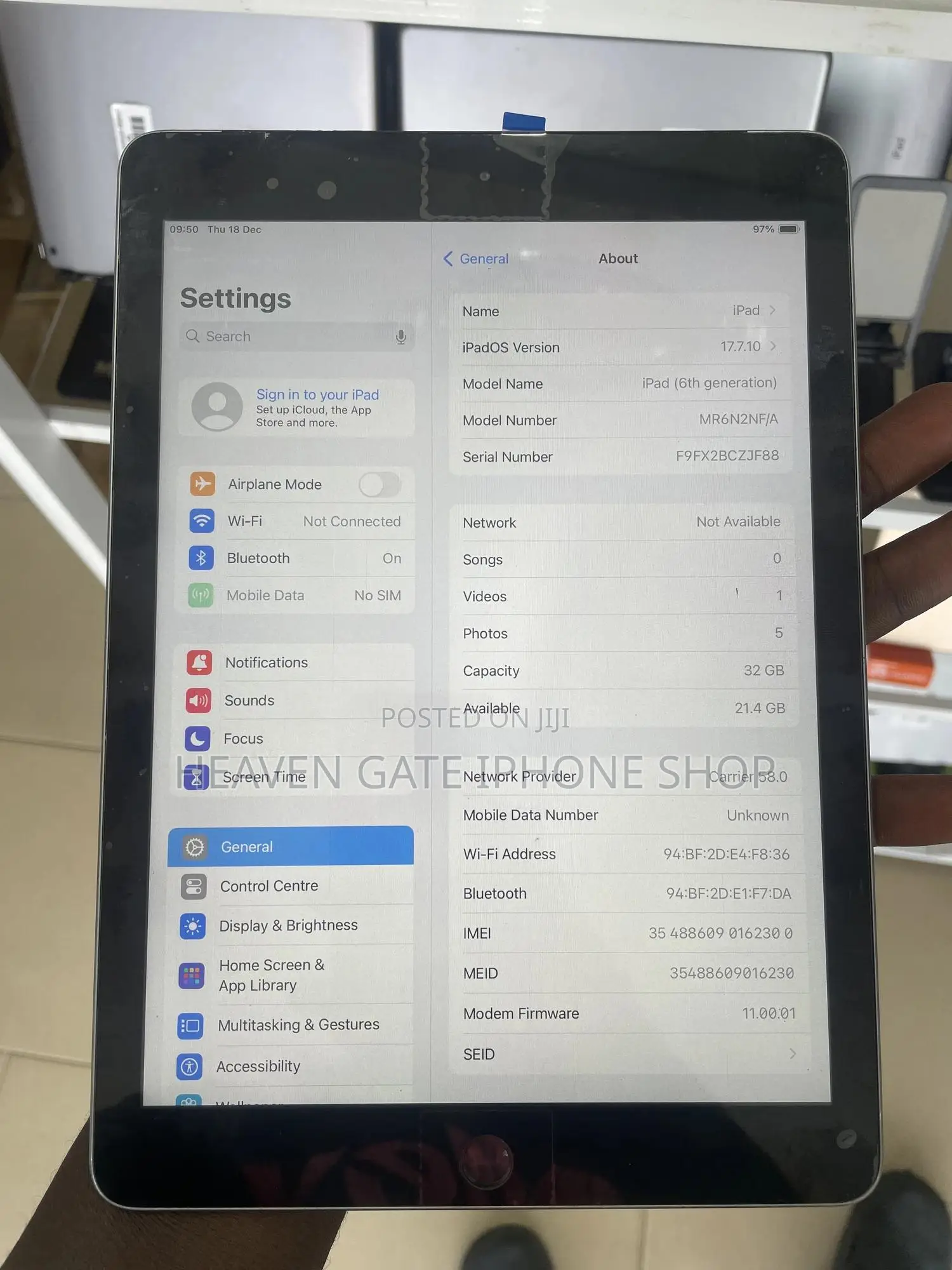 Apple iPad 9.7 32 GB Silver