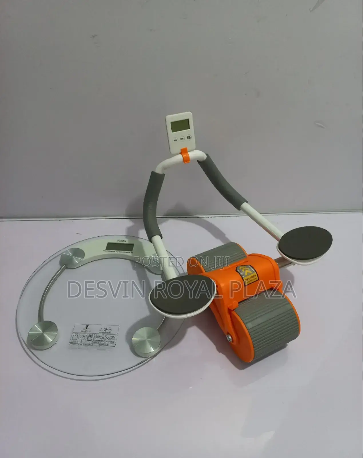 Rebound Roller With Digital Personal Weighing Scale