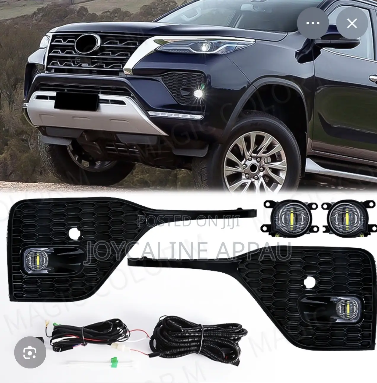 Toyota Fortuner 2020 to 2022 Fog Light and Cover Led Complete