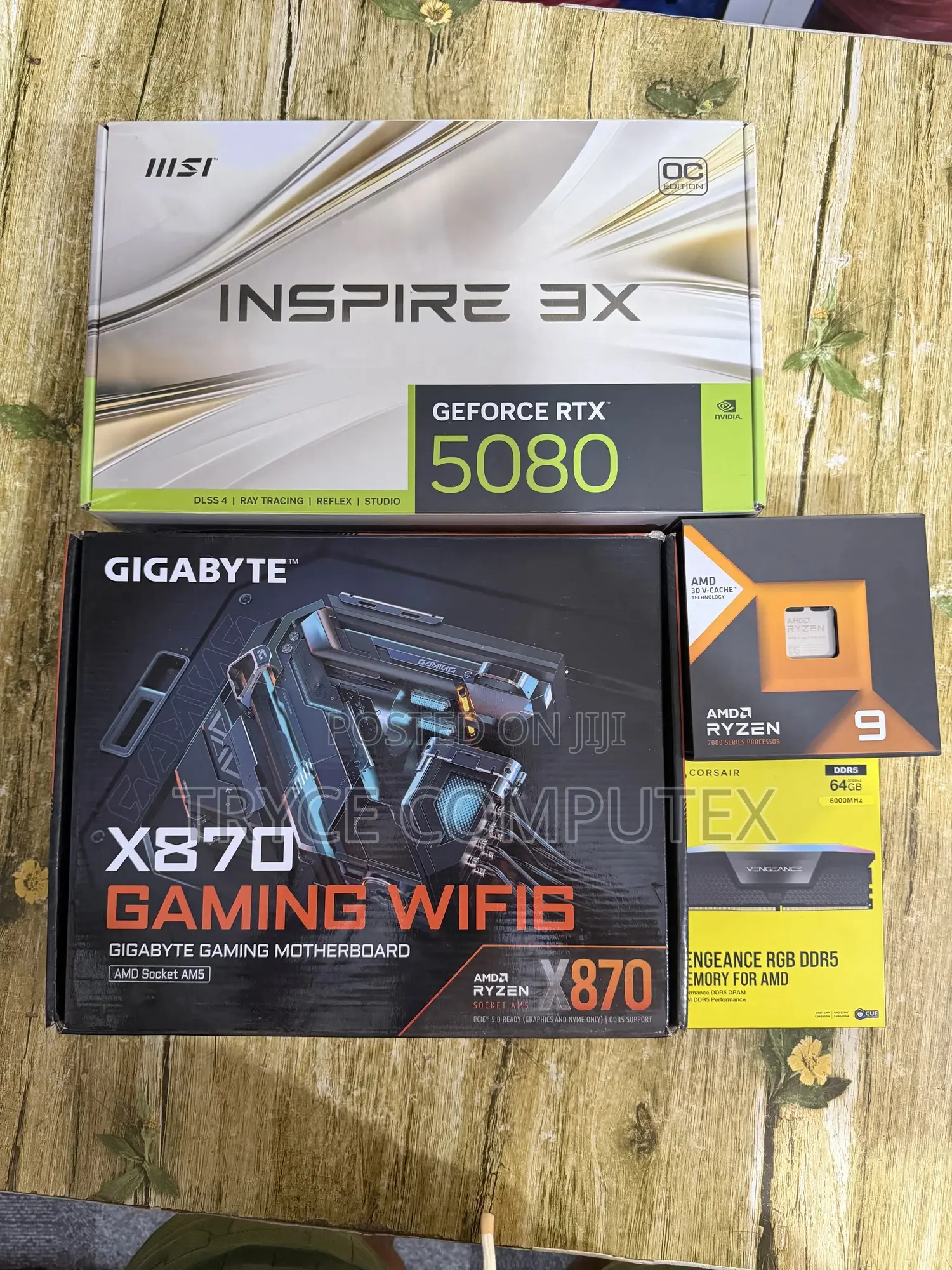 Ryzen 9 7950x3d , RTX 5080 16gb , 64gb Ddr5 Ram Combo