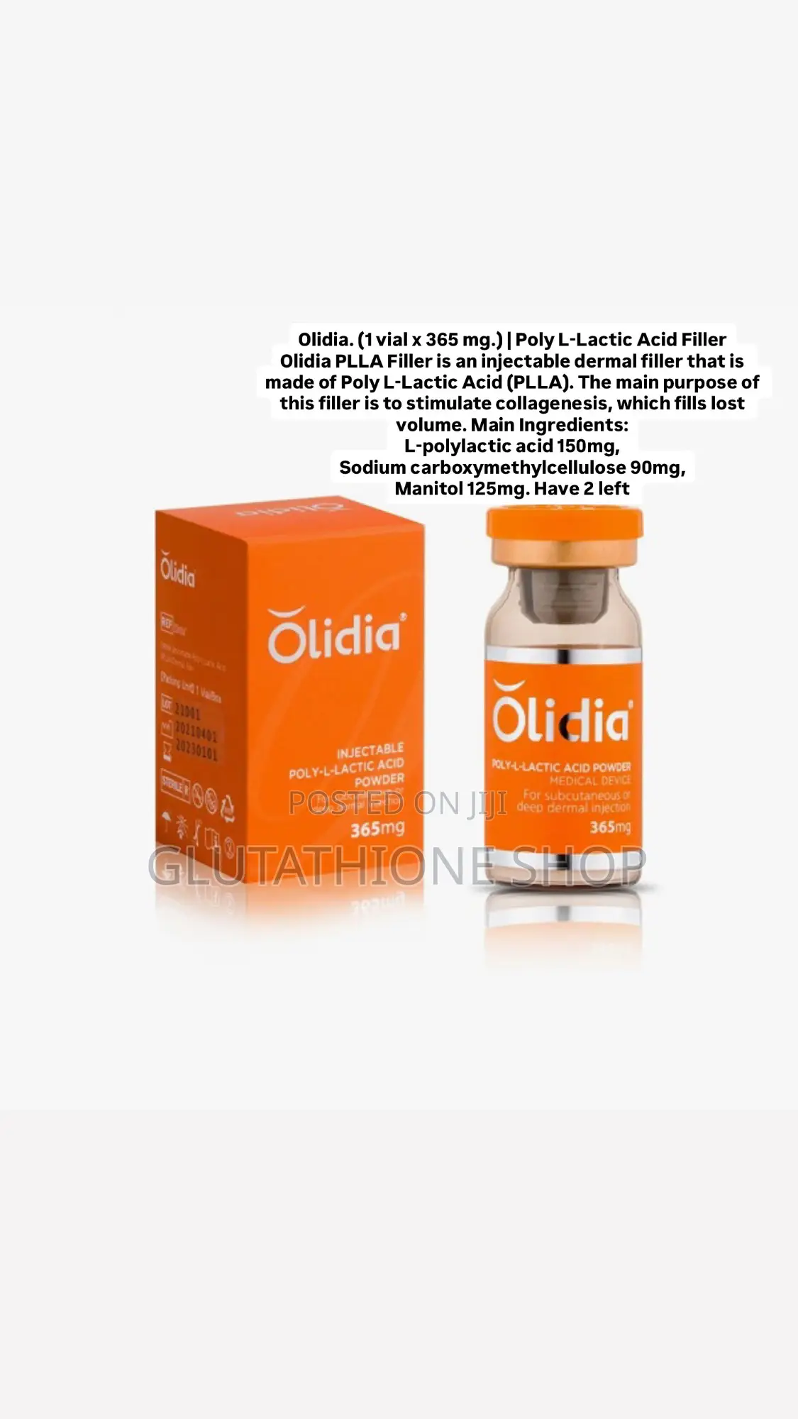 Olidia. (1 Vial Х 365 Mg.) | Poly L-lactic Acid Filler