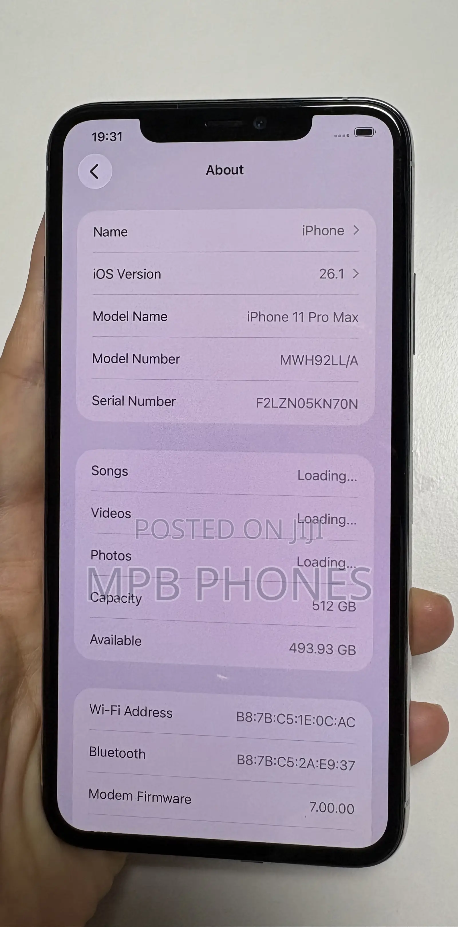 Apple iPhone 11 Pro Max 512 GB White
