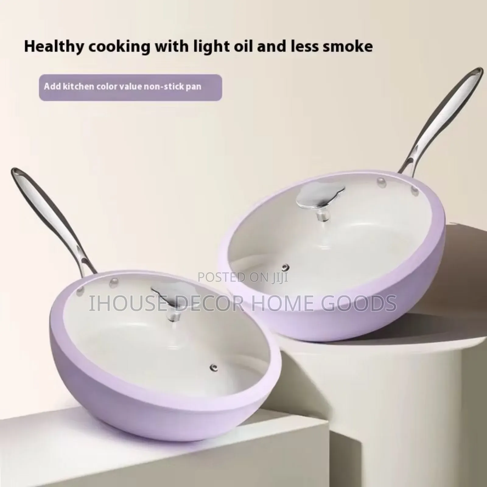 28cm Cast Iron Ceramic Coated Wok Pan