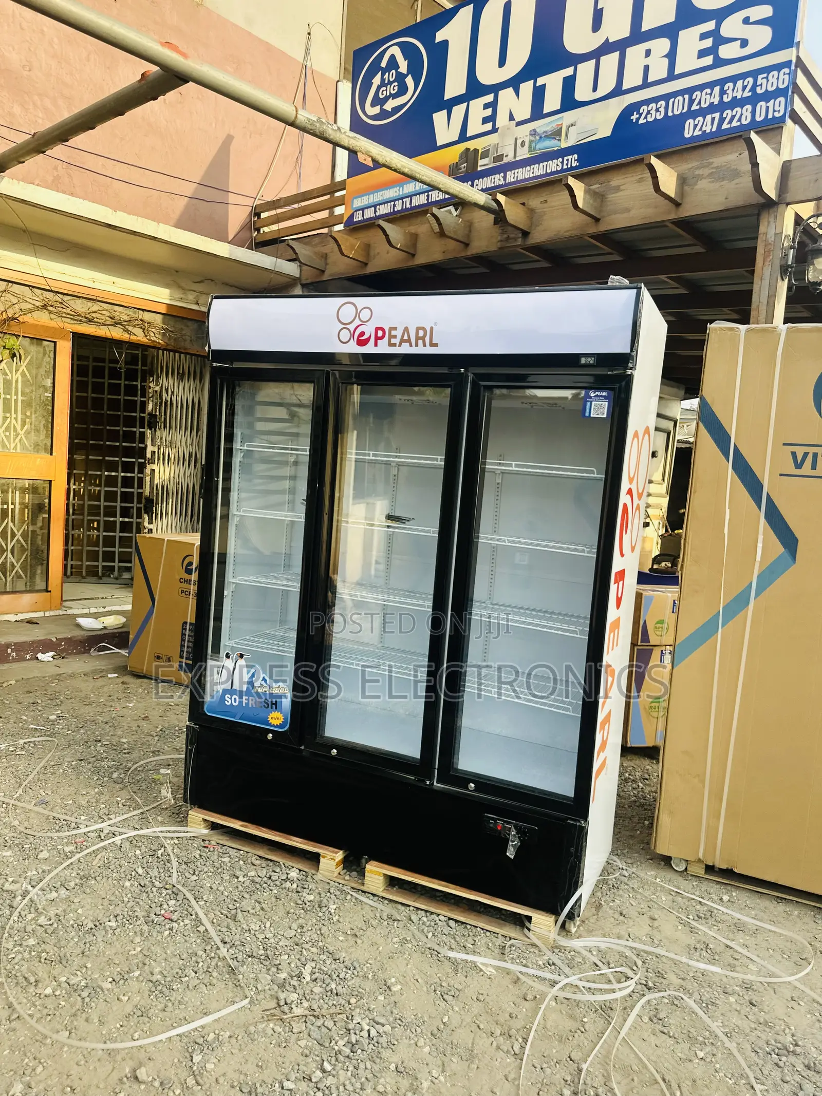 Pearl Display Fridge Three Doors PVC-1540-28ab