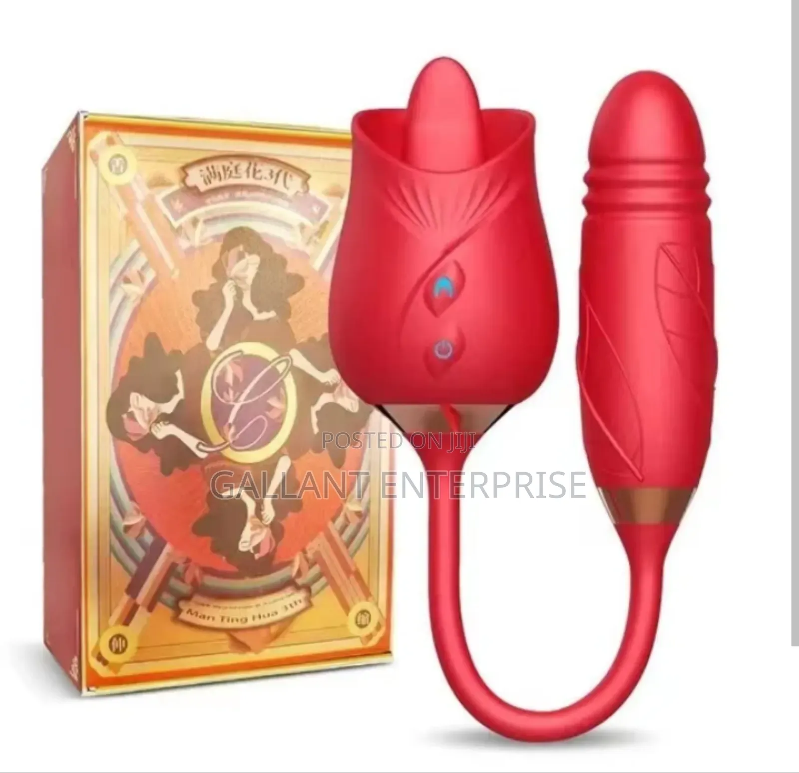 Rose Sex Toy Lick Vibrator for Women. Adult Sex Toy