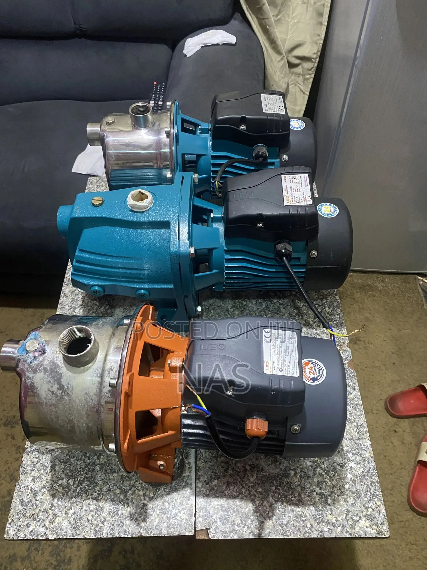 1.5hp 1.0hp Stainless And Cast Leo Water Pumps