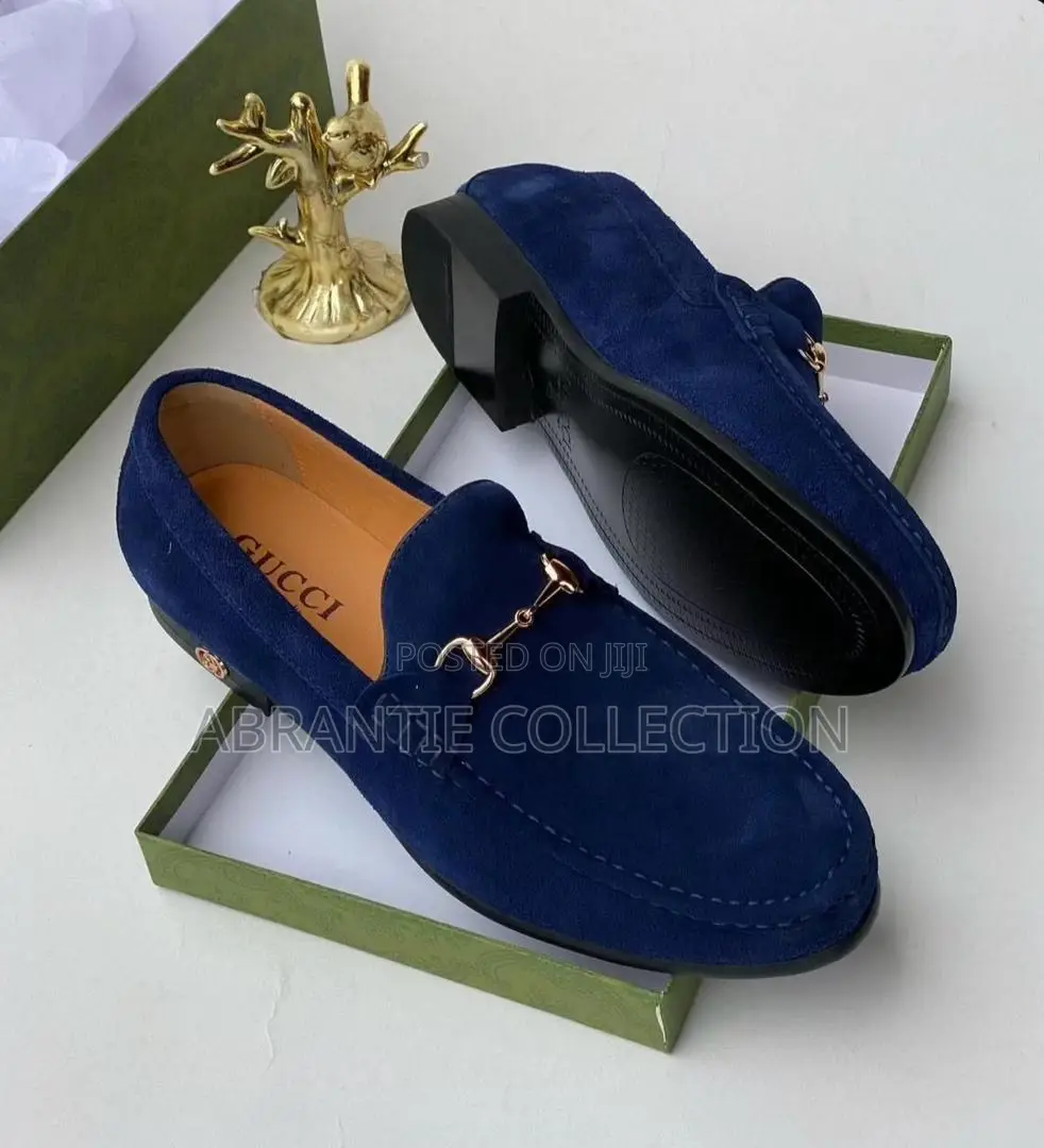 Gucci Suede Loafers Shoe