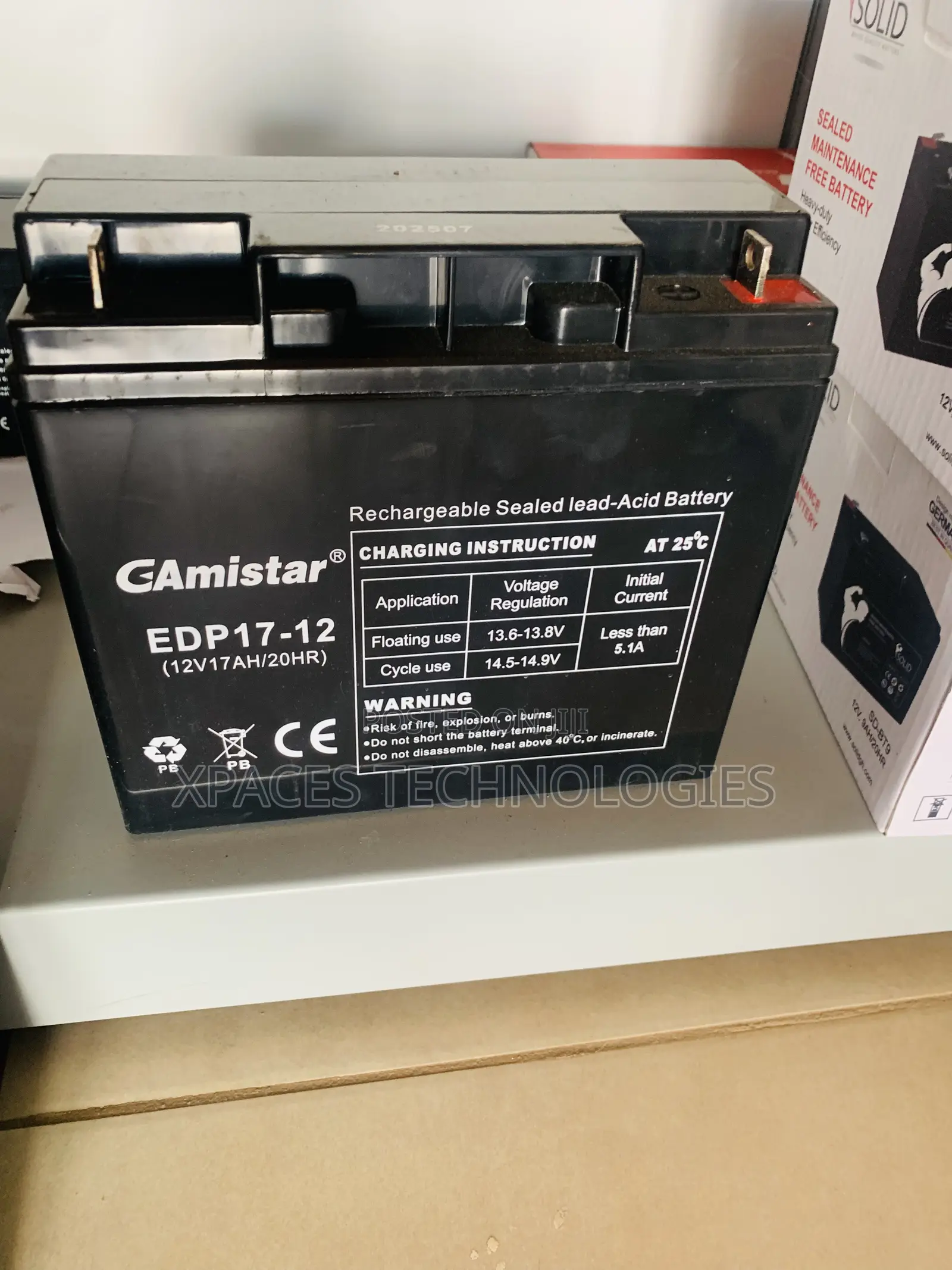 12v 17ah Sealed Lead Acid Battery