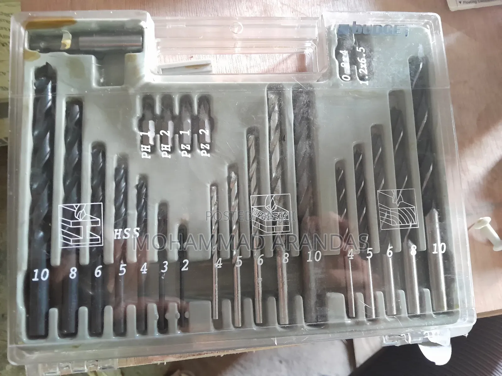 Drill Bits Wall Plugs Set