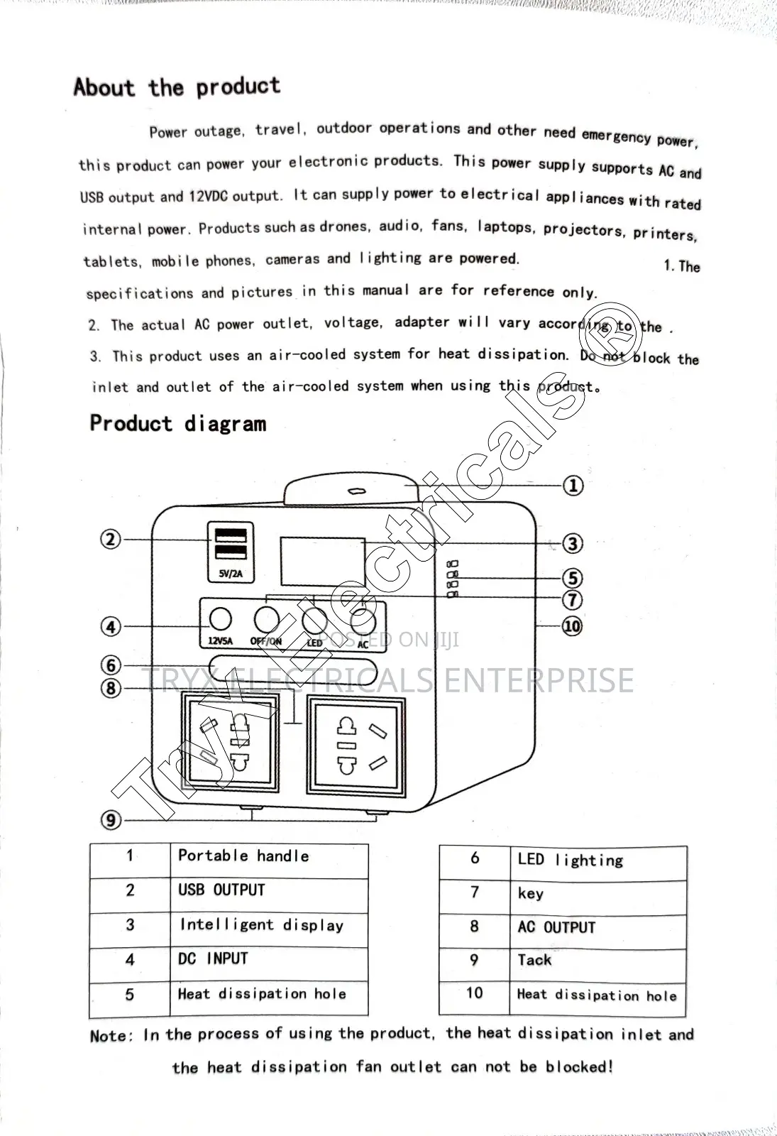 Portable Power Station - 300w - Complete