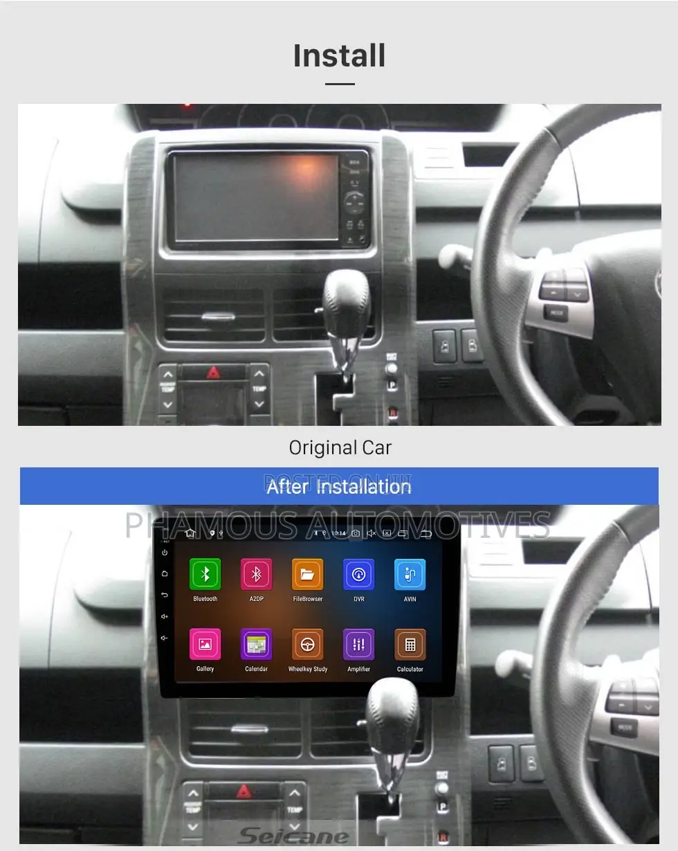 Universal Android Screen for Voxy/Sienta