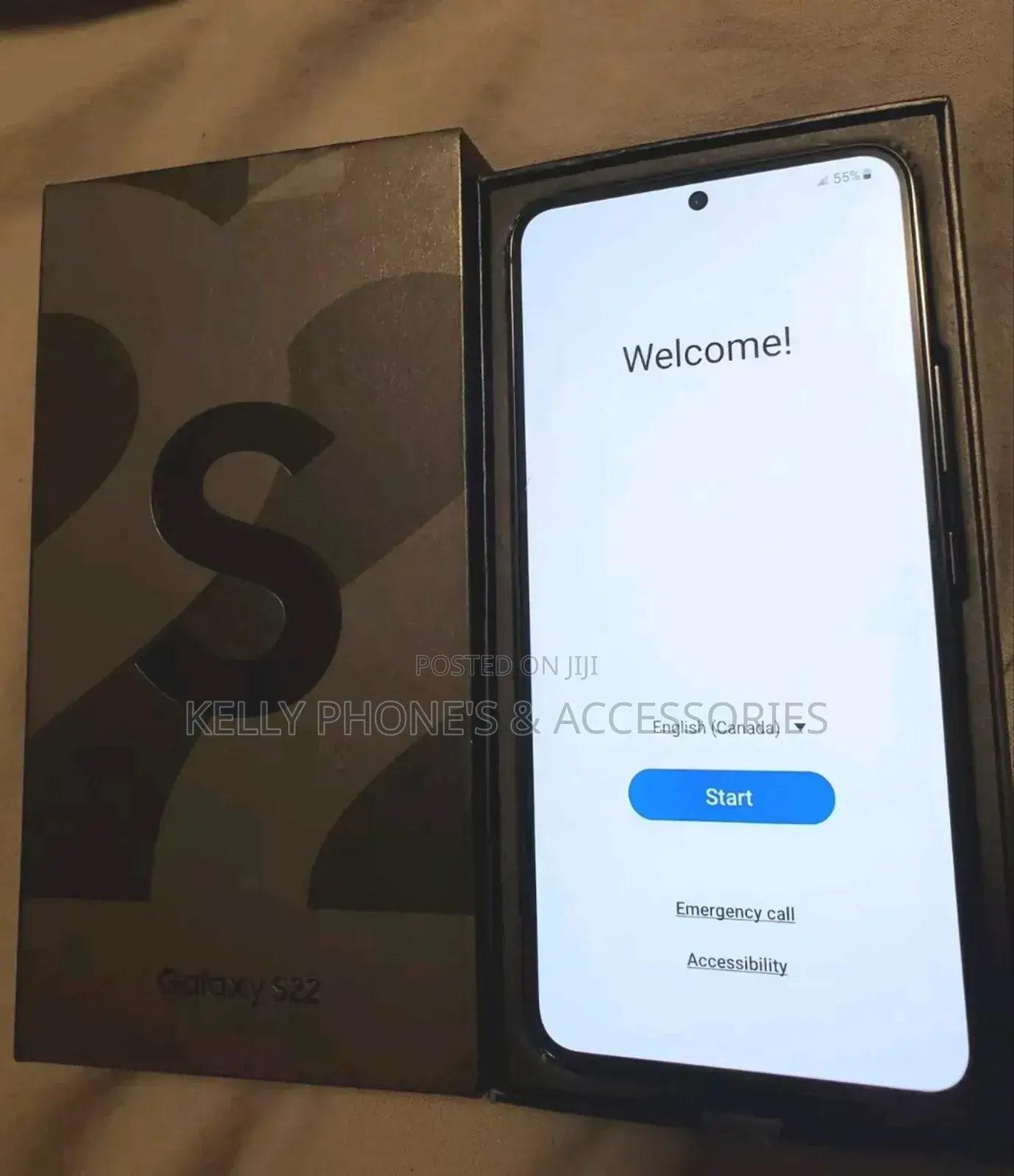 New Samsung Galaxy S22 5G 128 GB Black