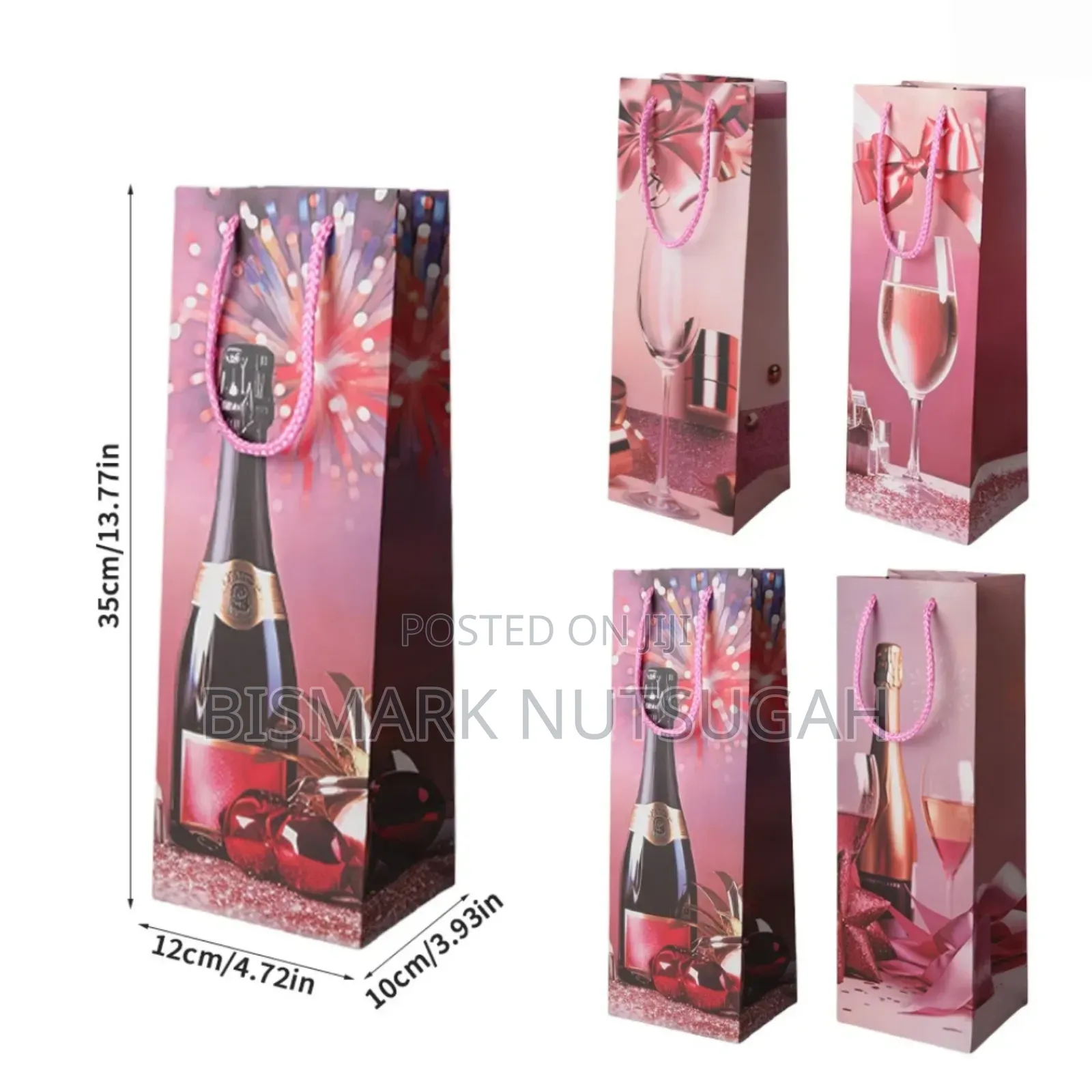 Wine Paper Gift Bag Box