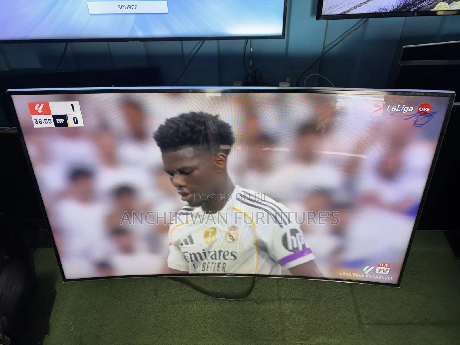 Samsung Curved 50 Inch Smart Digital Satellite Tv