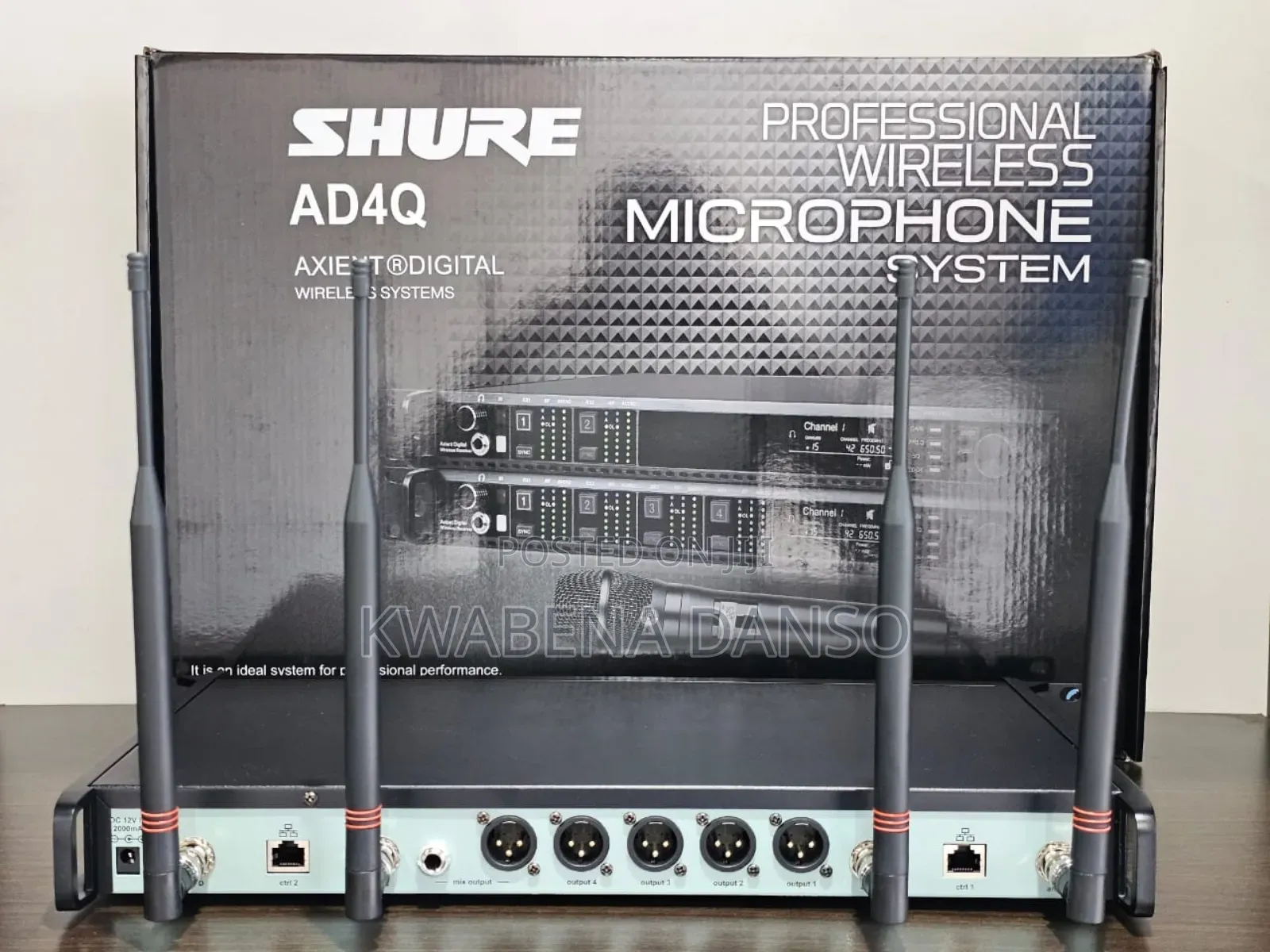 Shure Ad4q Axient Digital 4 Channel Wireless Microphone