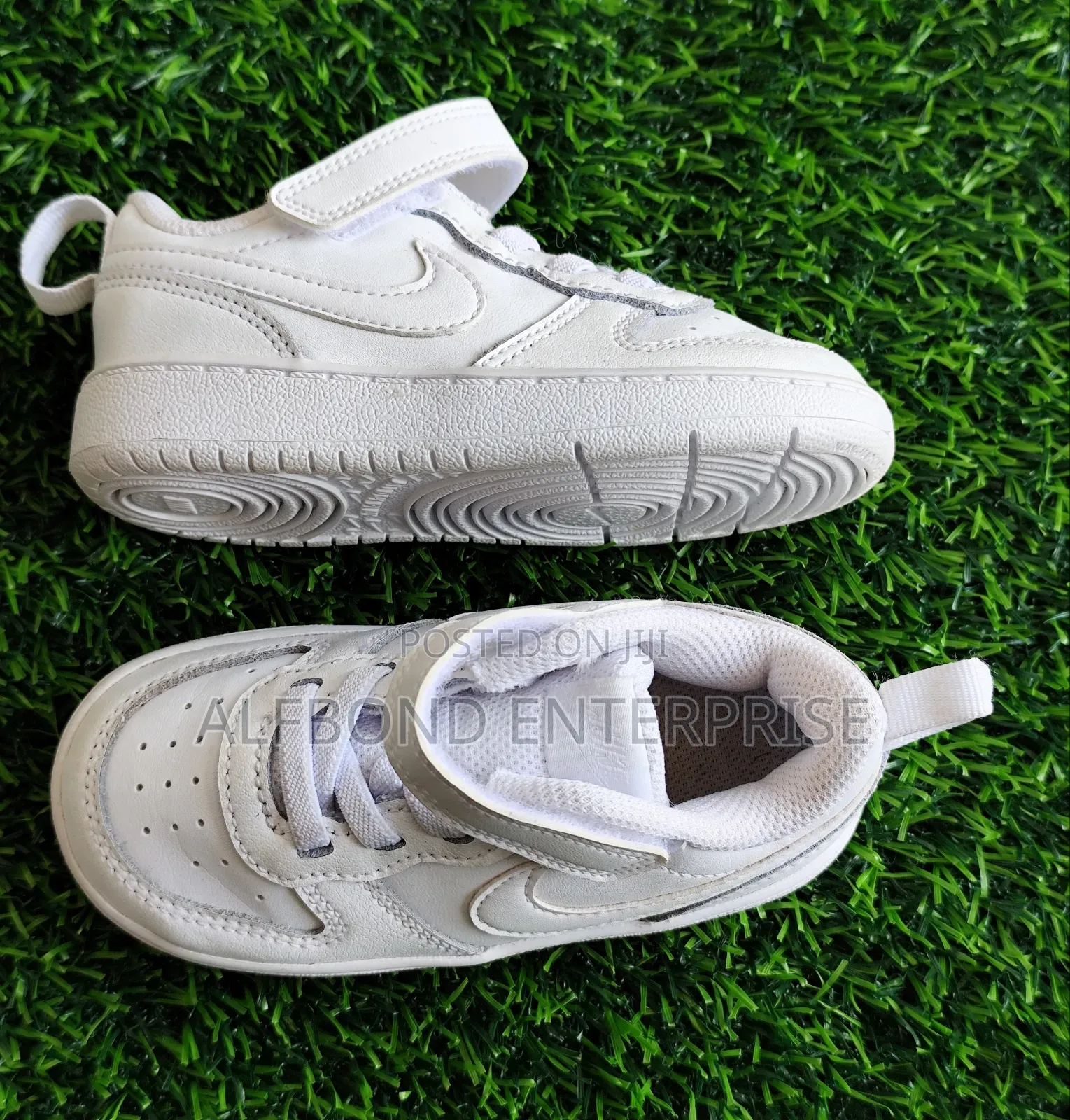 White Nike Court Borough Low 2