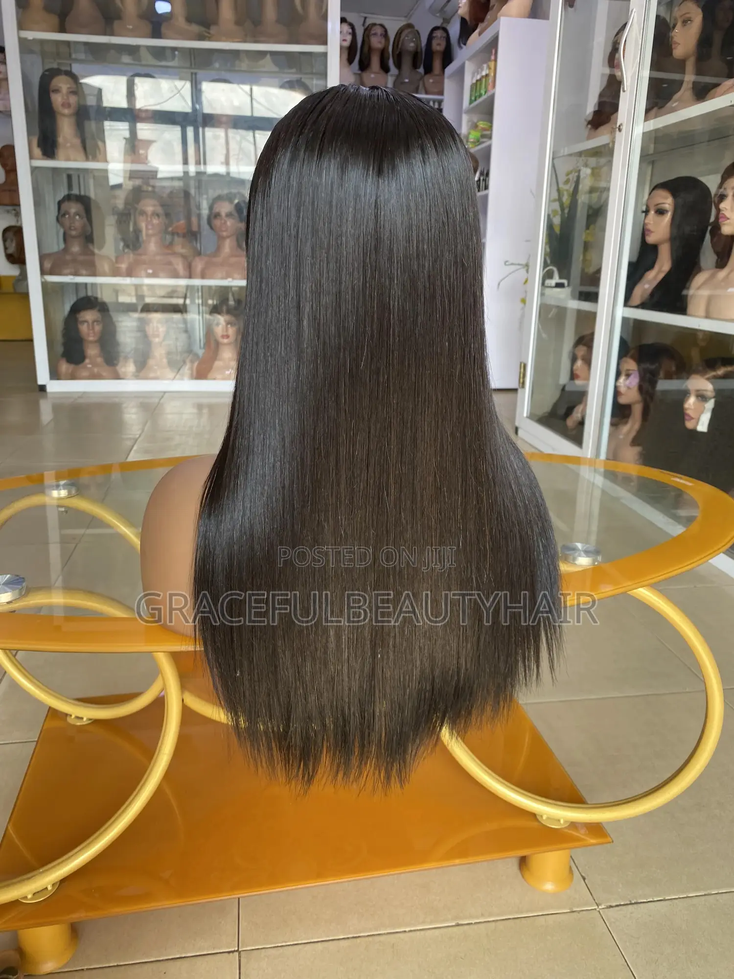 16 Inches Silky Straight Double Drawn Wig Unit