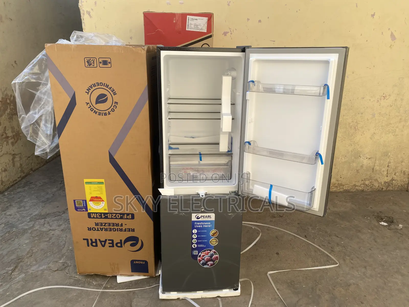 Pearl Pf-028-13m Bottom Freezer Fridge
