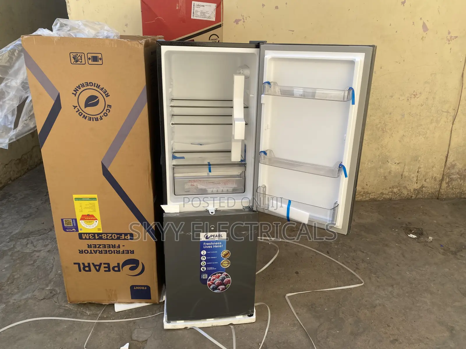 Pf-028-13m Pearl 157liters Double Door Fridge