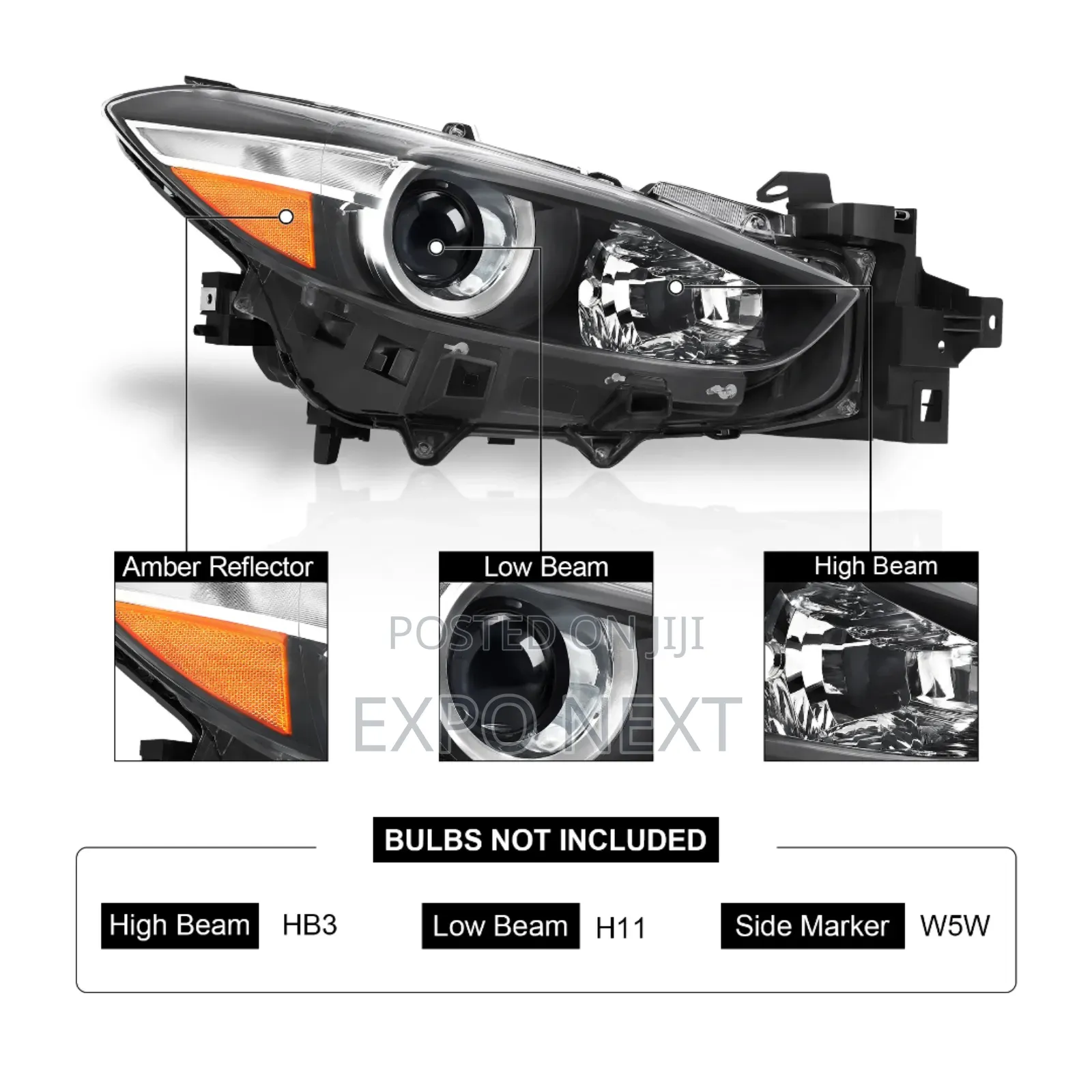 Mazda Cx-3 2016-2018  Headlight  Pair