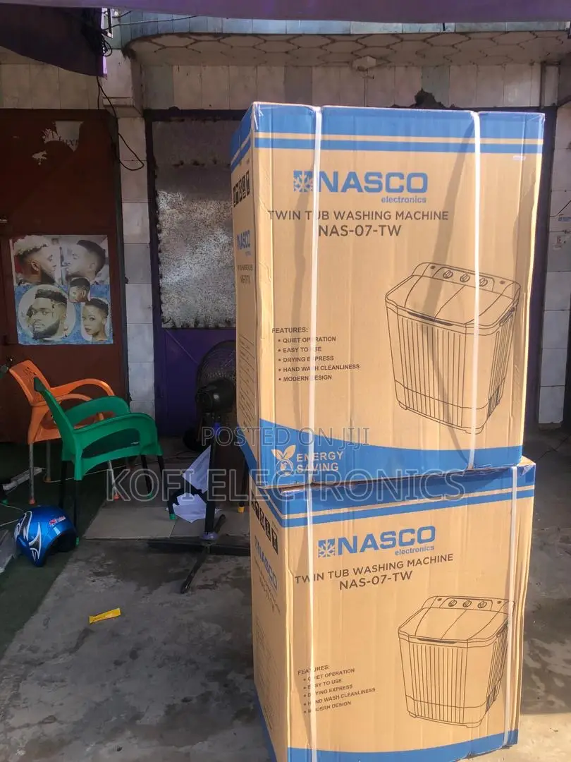 Nasco 11kg Twin Tub Washing Machine Dependable, High-Volume Cleaner
