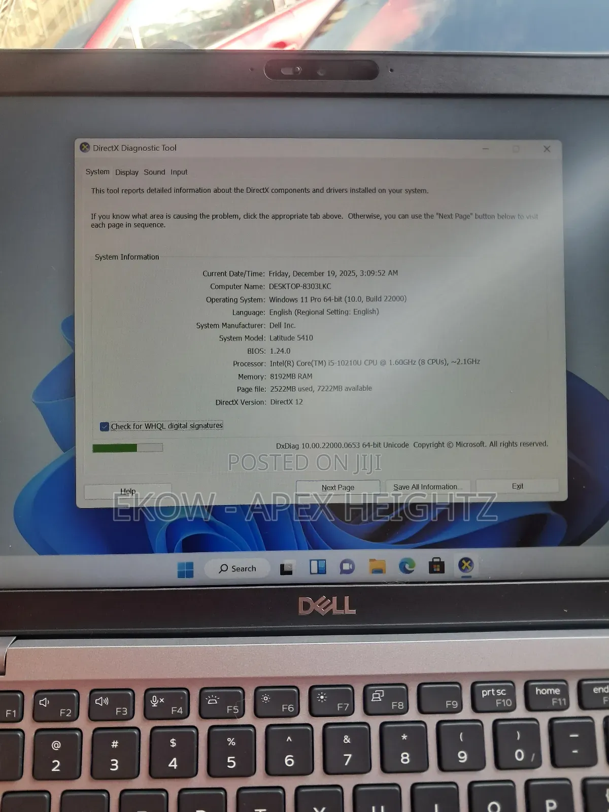 Laptop Dell Latitude 5410 8GB Intel Core i5 SSD 256GB
