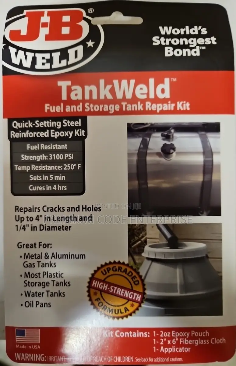 Metal Fuel Tank Repair Kit – Permanent Gas Diesel Tank Repair Epoxy