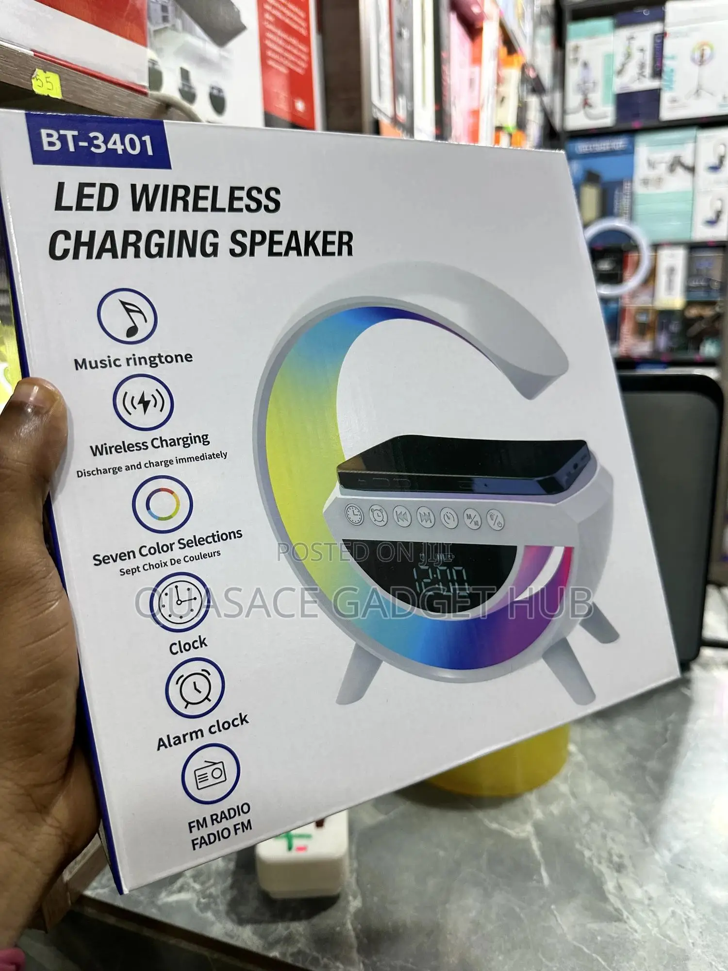 Colorful Bluetooth Speaker With Charging Surface