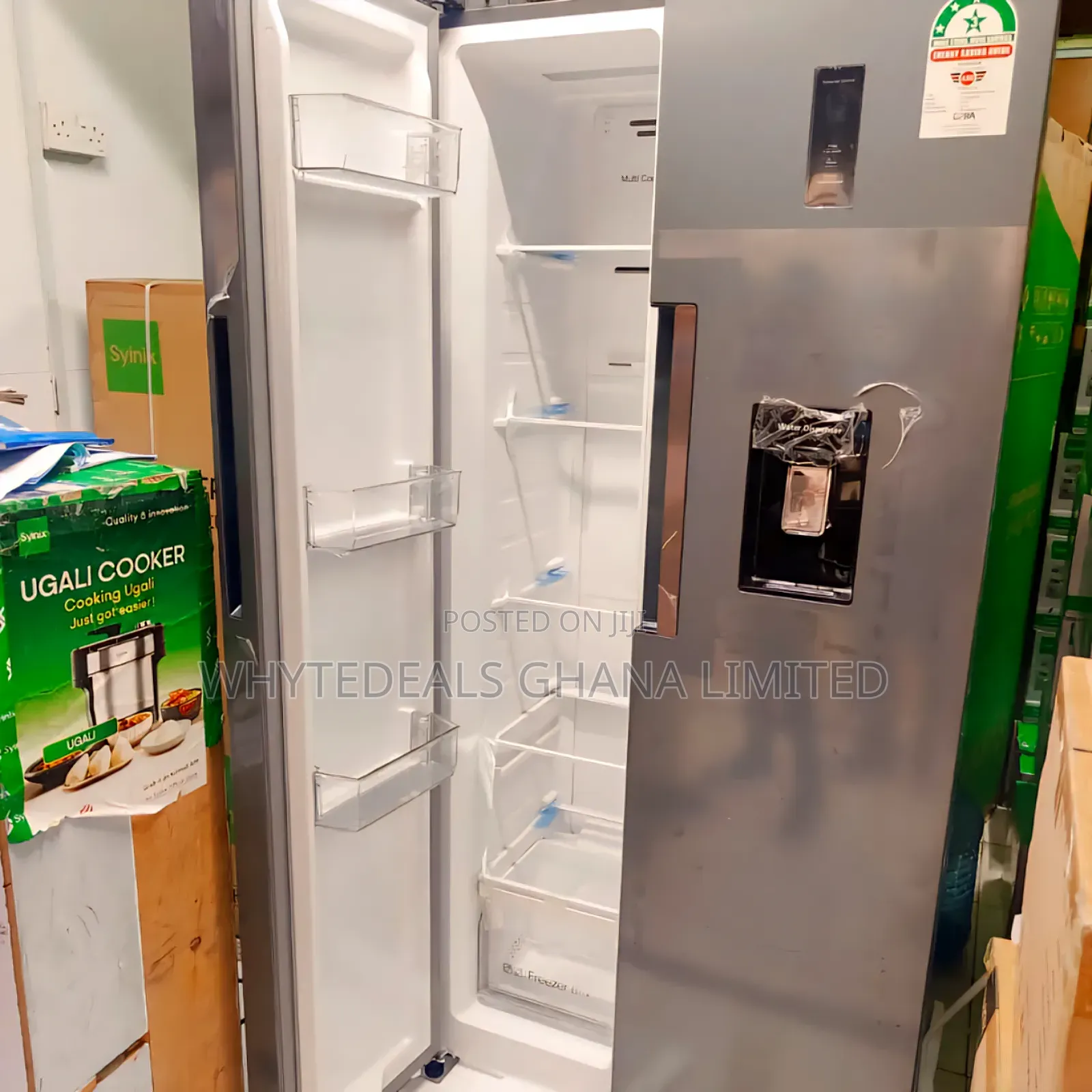 Syinix Side-by-side Refrigerator| 460-liter|Frost Free|Water Dispenser