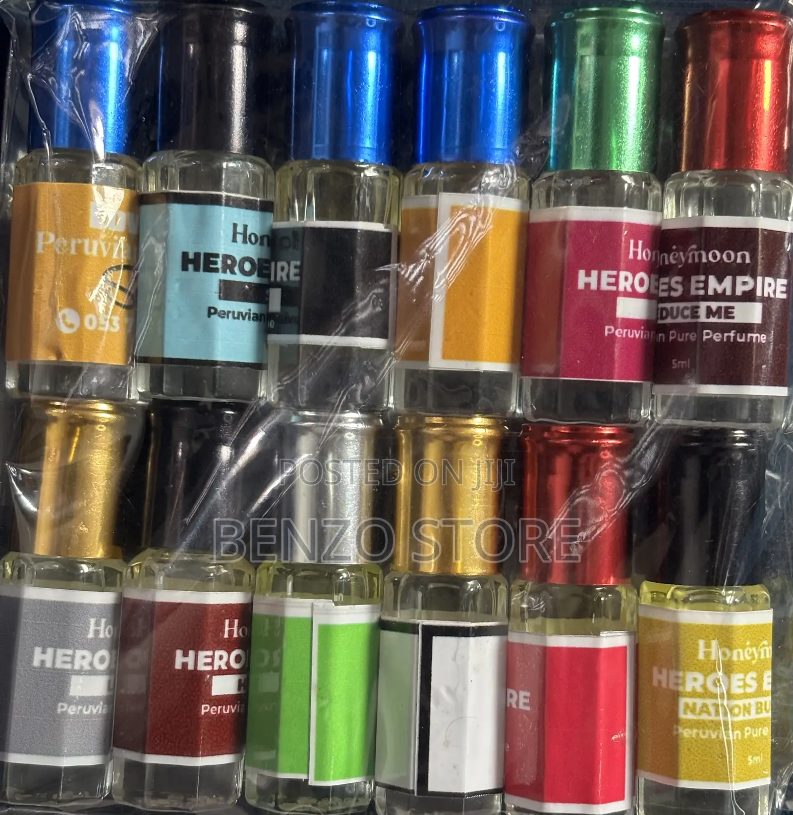 Heroes Intense Fragrance Oil 12 Pieces in a Pack