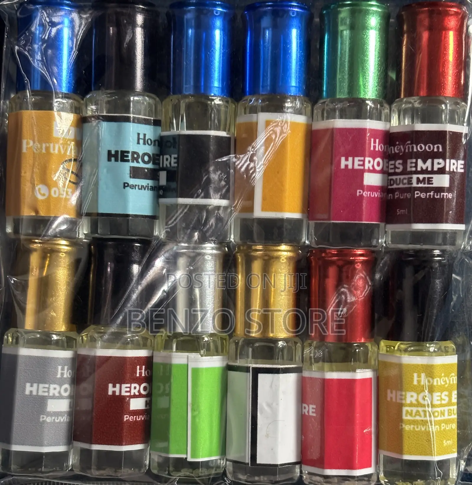 Heroes Classic Scent Oil 12 Pieces in a Pack