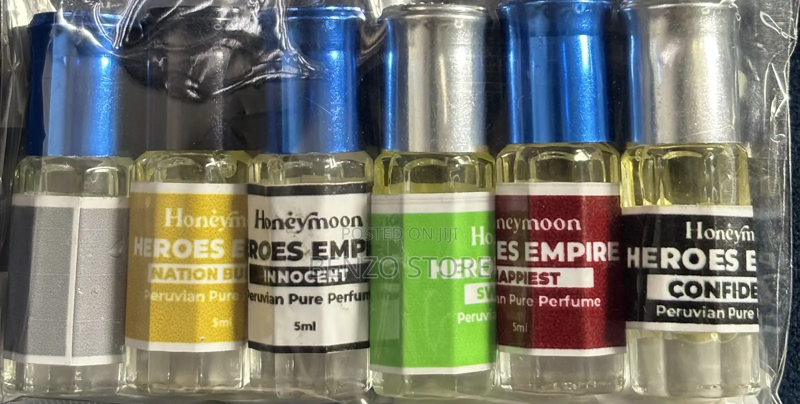 Heroes Long-Lasting Fragrance Oil 12 Pieces in a Pack
