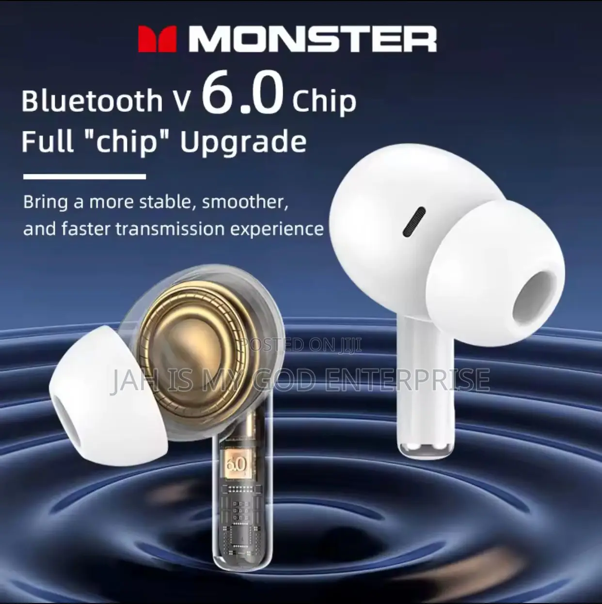 Monster Super Bass Maxstar Mqt39 Wireless Bluetooth Earphones