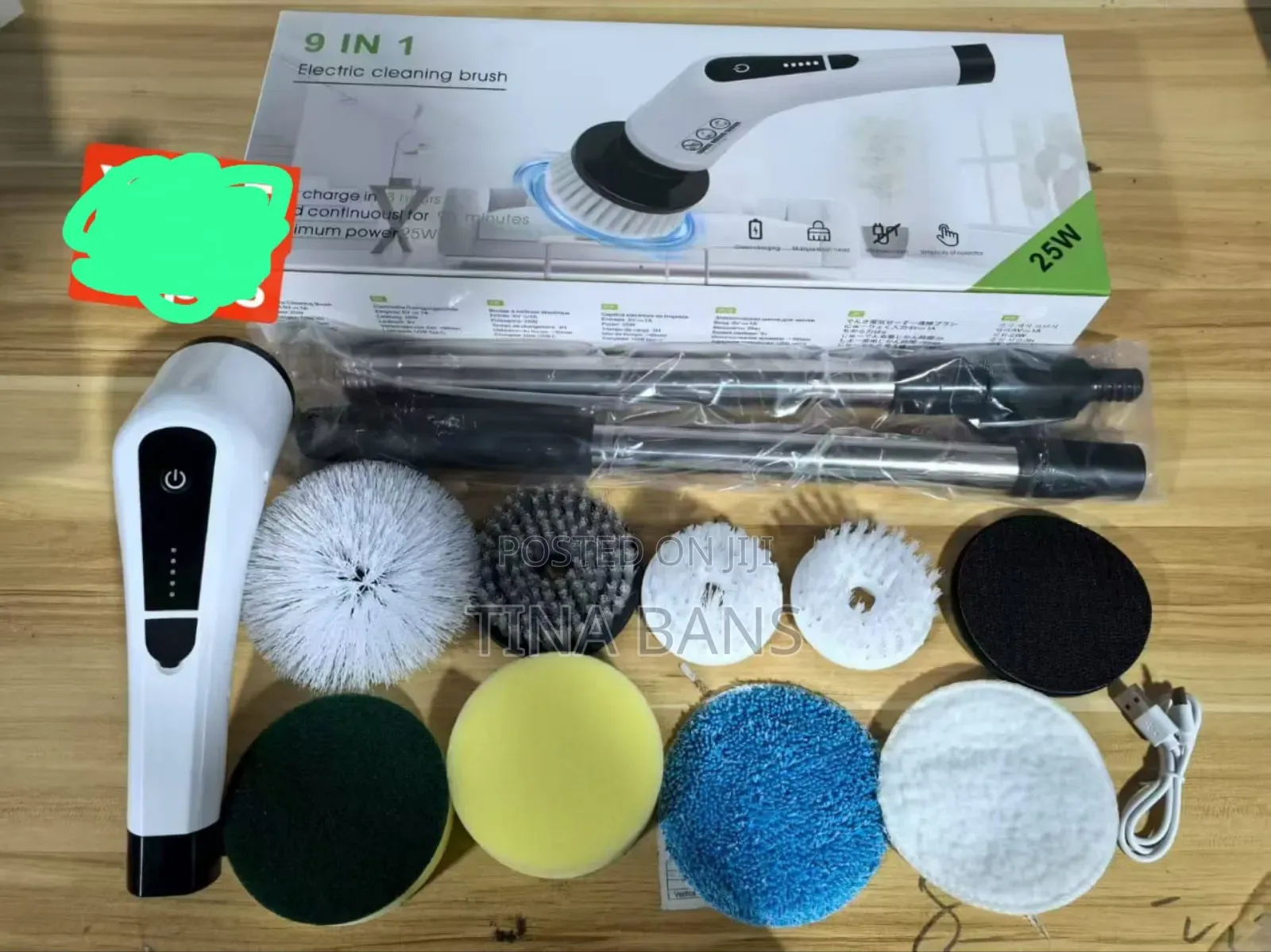9 in 1 Electric Scrabbing Brush
