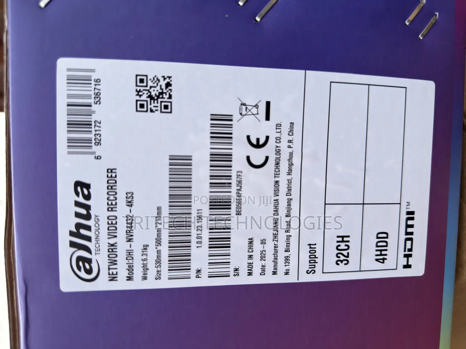 Dahua 32ch NVR With Out Poe Nvr4432-4ks3