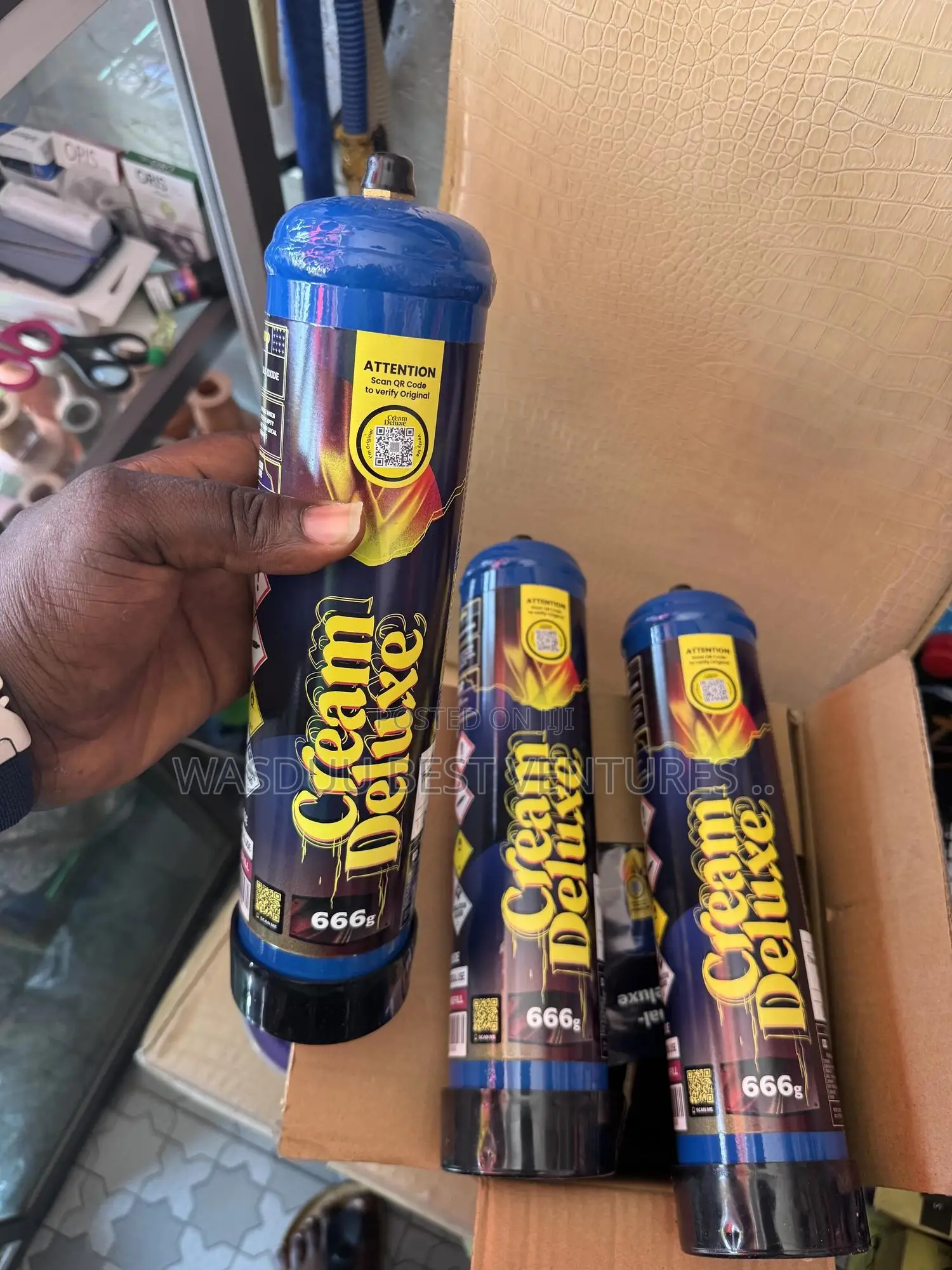 Cream Deluxe Fast Gas