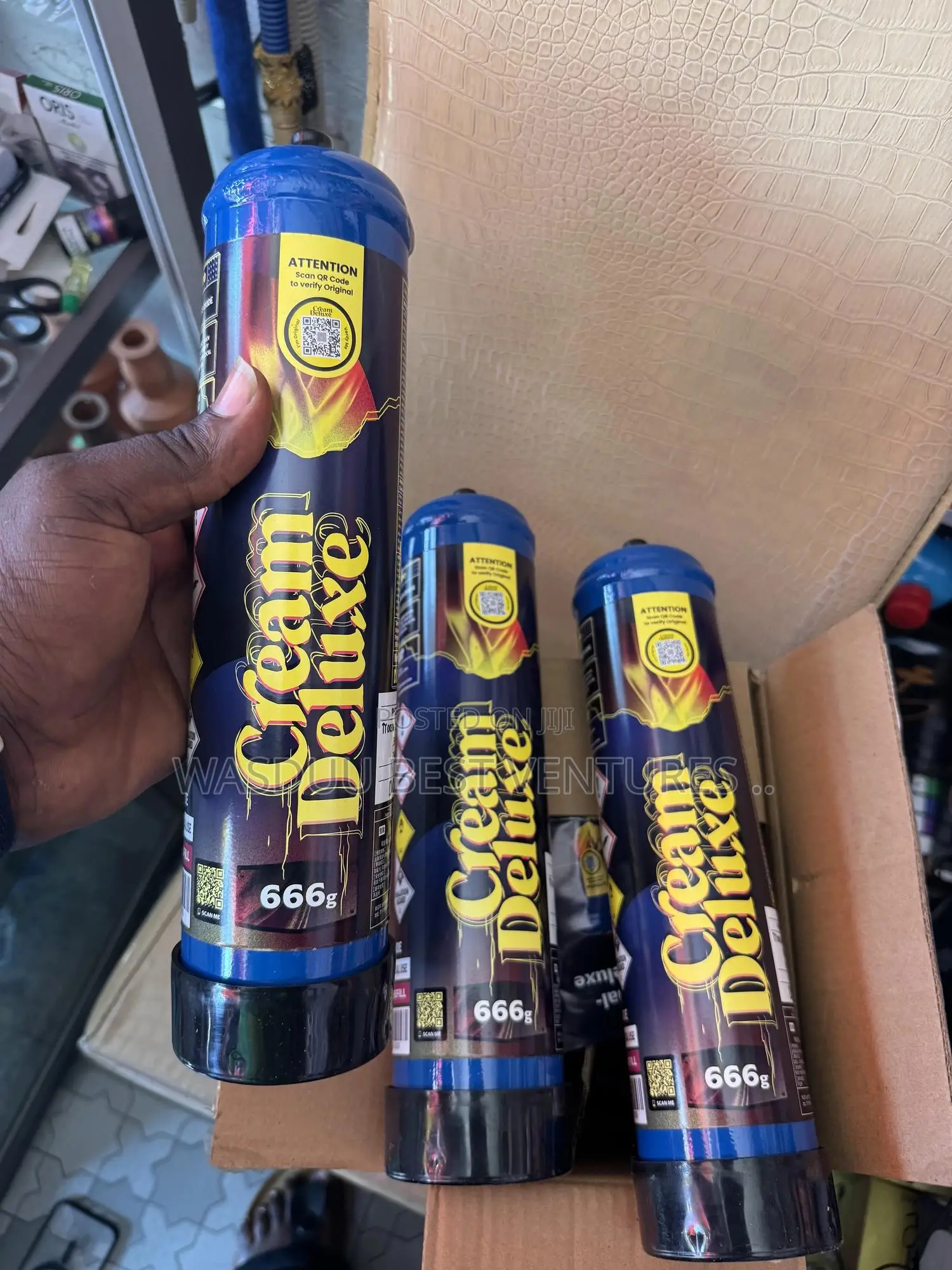 Cream Deluxe Fast Gas