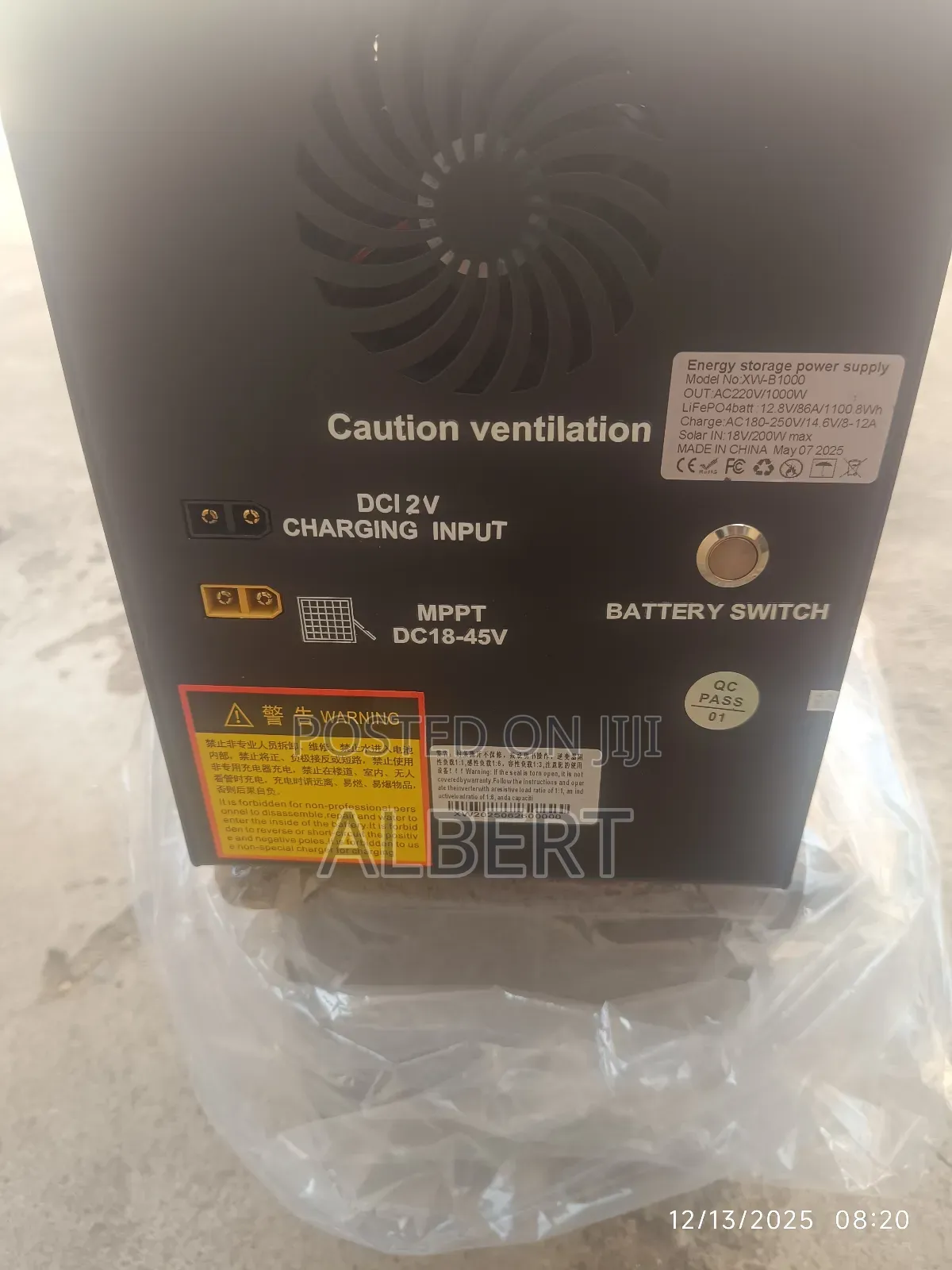 1000w Solar Generator 1.024kw Lithium Battery With Panel