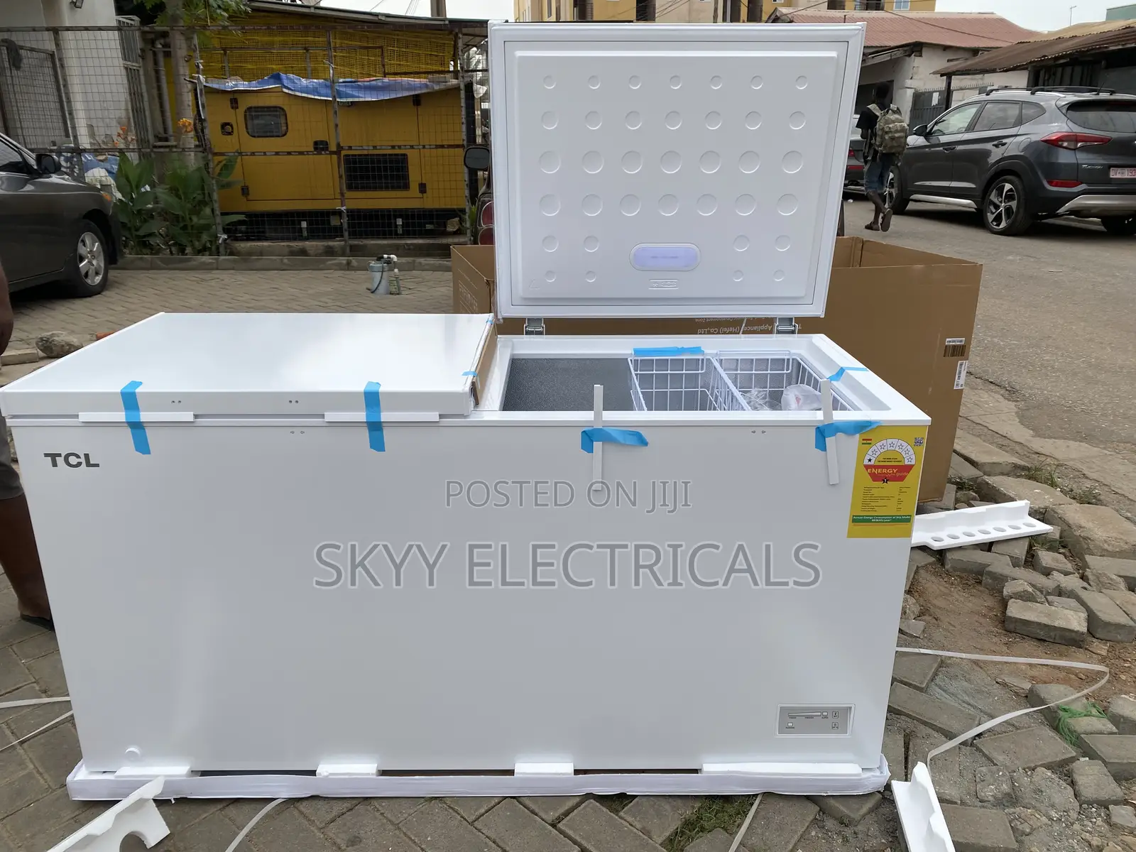 Tcl 508liters Double Door Chest Freezer