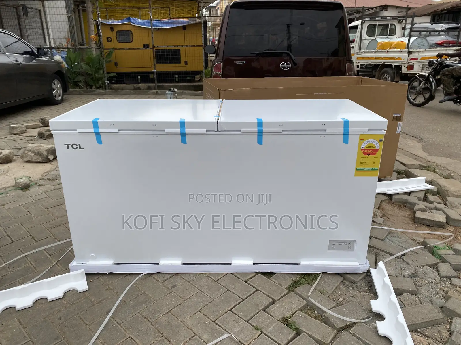 Massive TCL 508liters Chest Doubledoor Freezer