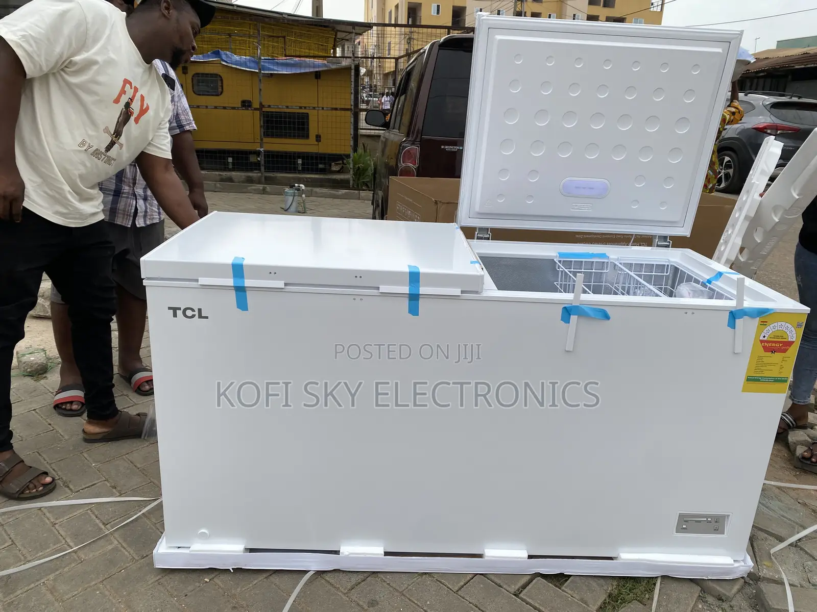 Massive TCL 508liters Chest Doubledoor Freezer