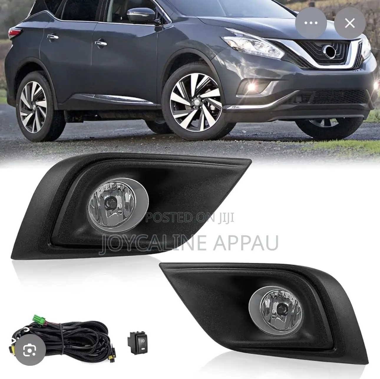 Nissan Murano 2015 to 2018 Fog Light and Cover With Bulb
