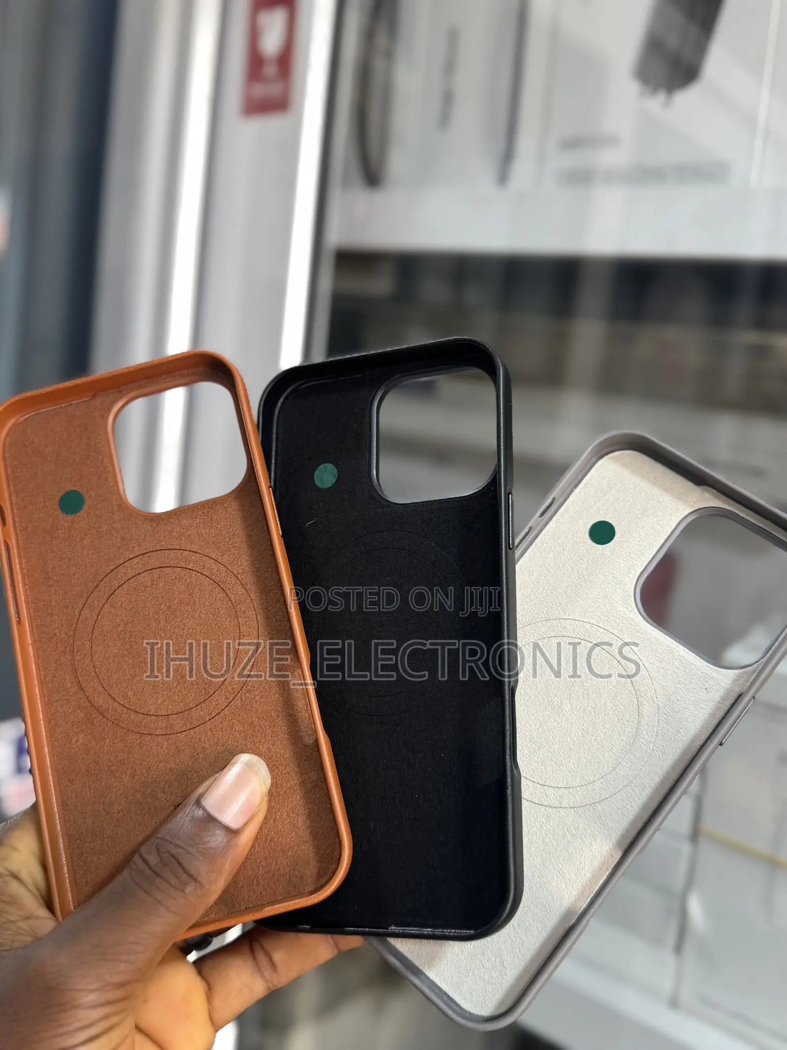 Genuine Leather Case (Magsafe) for iPhone 16pro Max