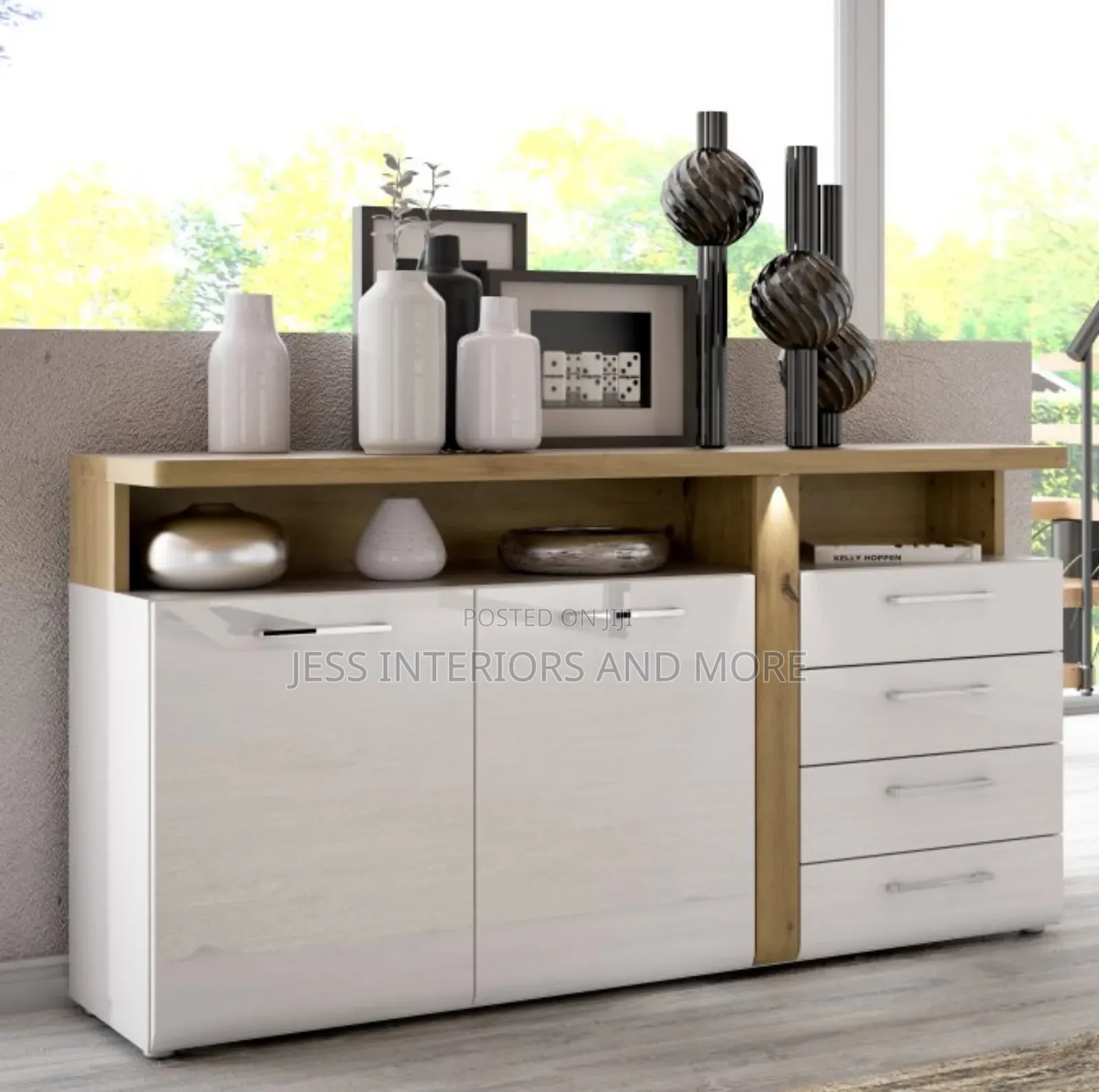 Console Table (With Drawers)163cm