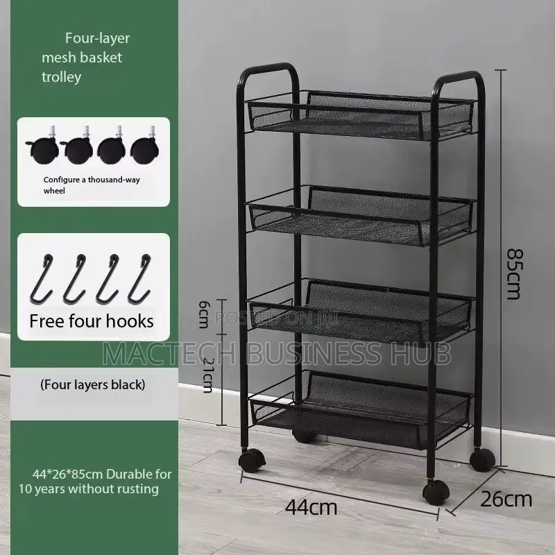4 Tier Cart/Trolley