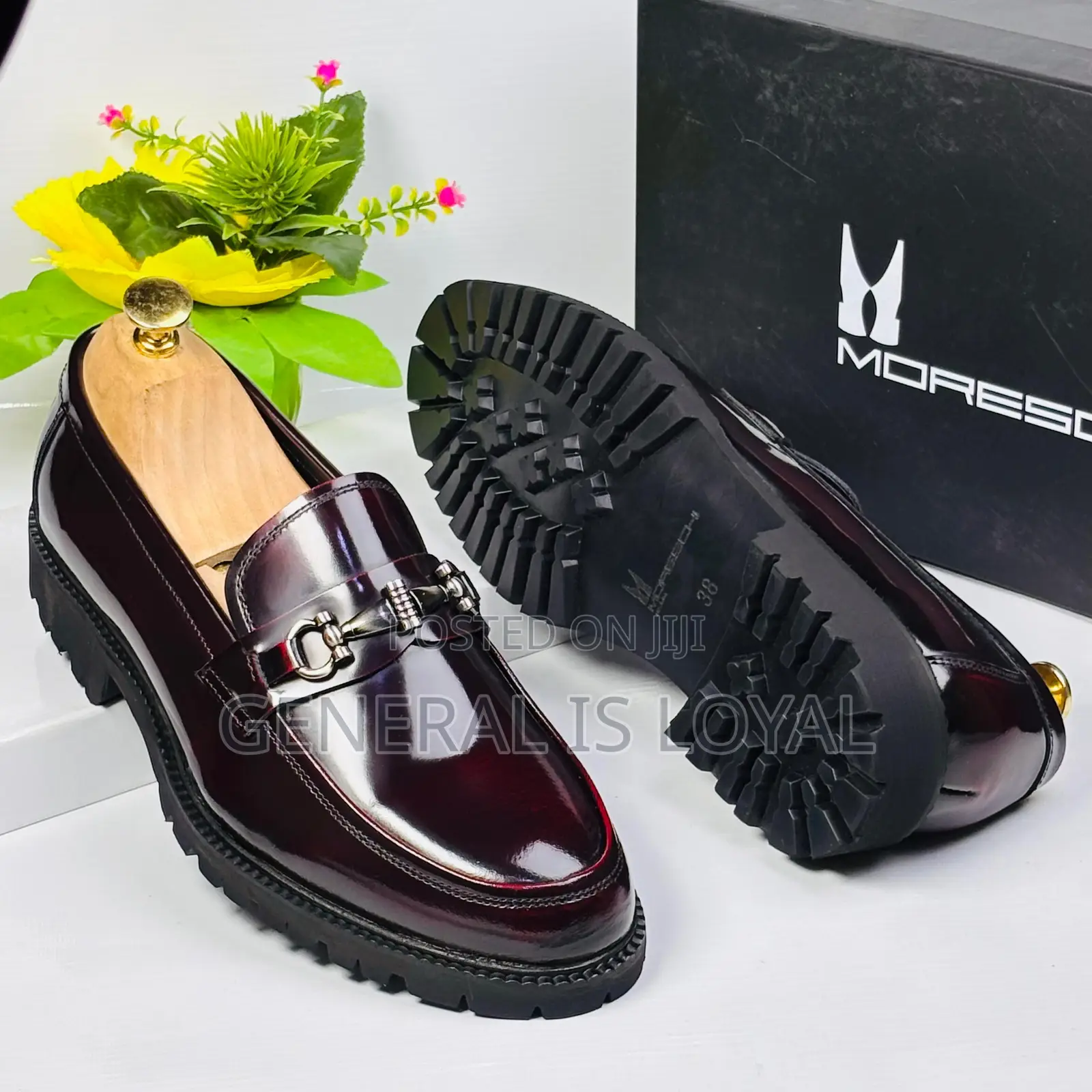 Moreschi Mirror Wine Men’S Loafers Shoe