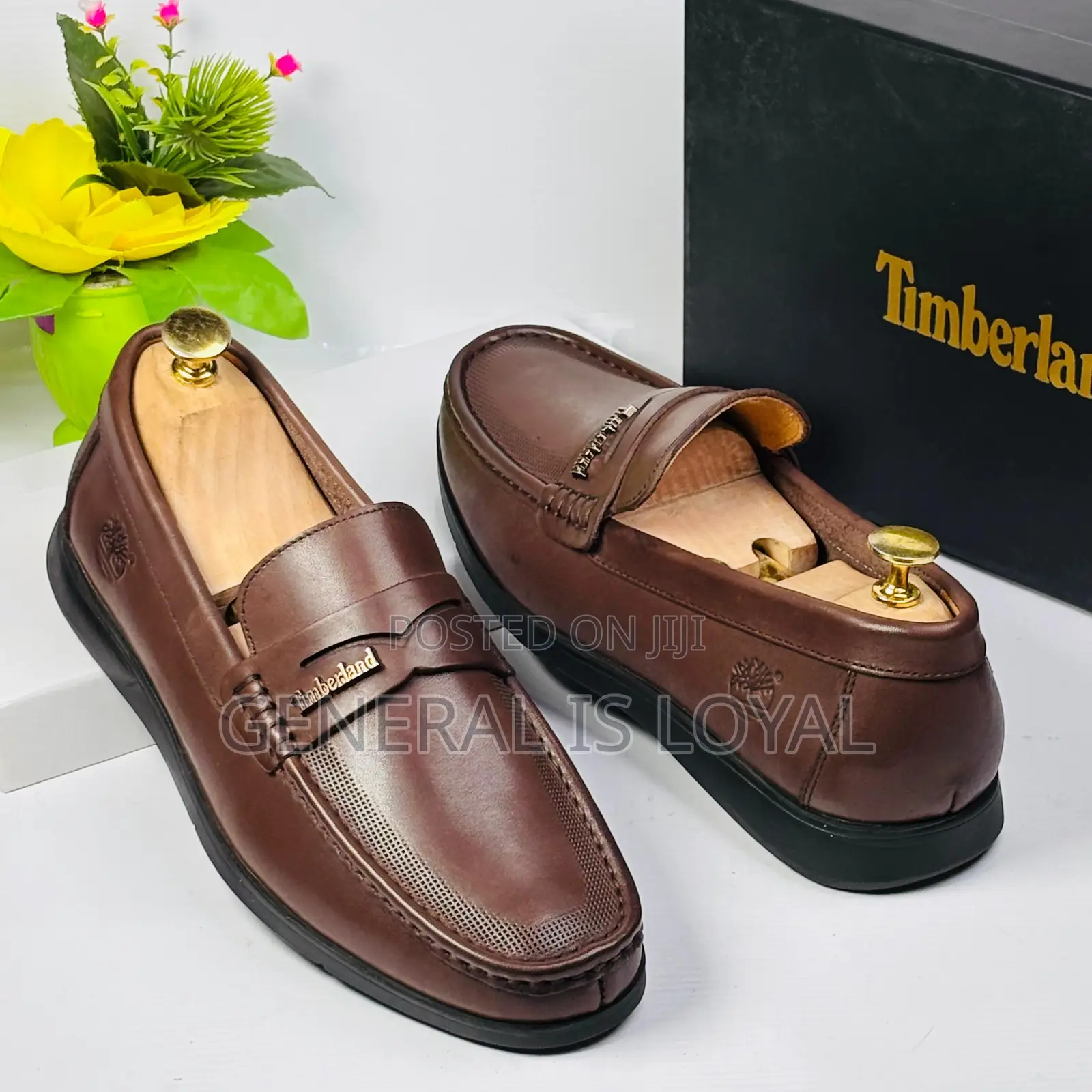 Timberland Chocolate Color Soft Leather Men’S Loafers
