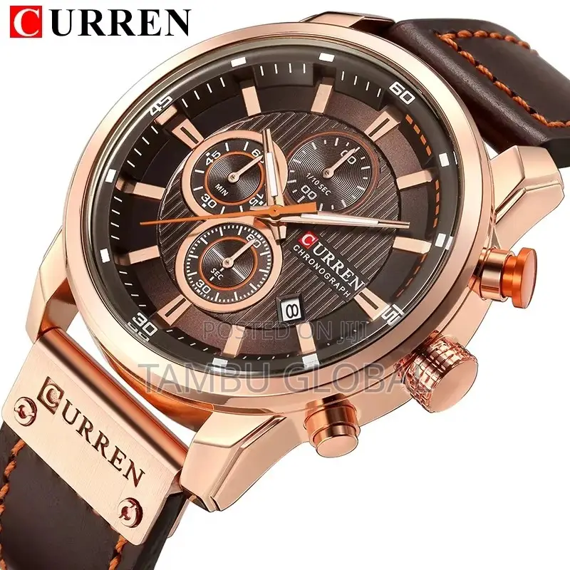 Curren Men’S Chronograph Leather Watch — Sturdy, Stylish, Original